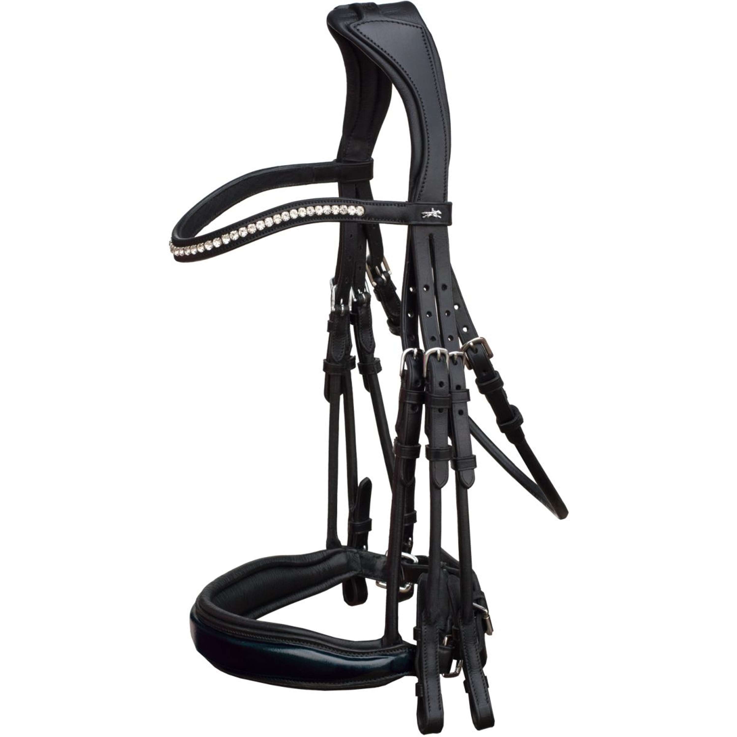 Schockemöhle Weymouth Bridle Classic Line Venice Black/Patent/Silver