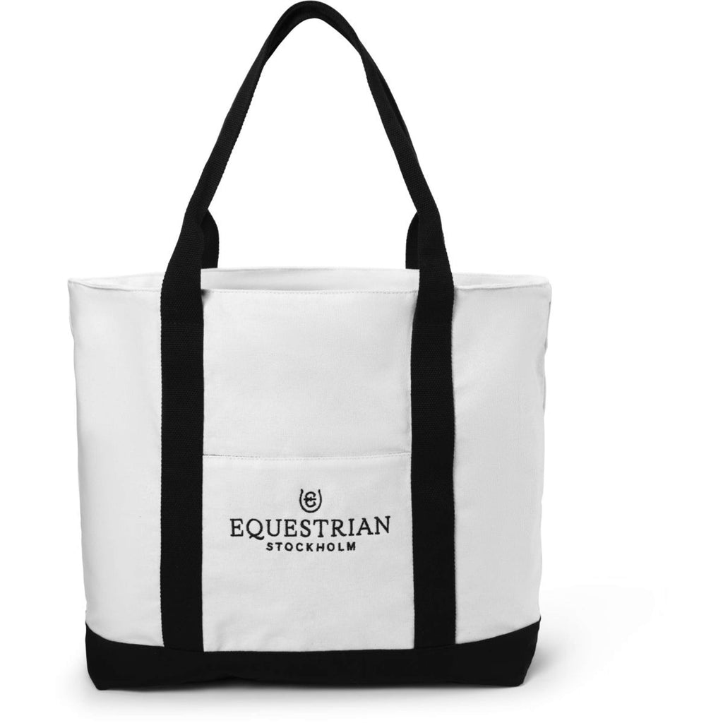 Equestrian Stockholm Tote Bag White