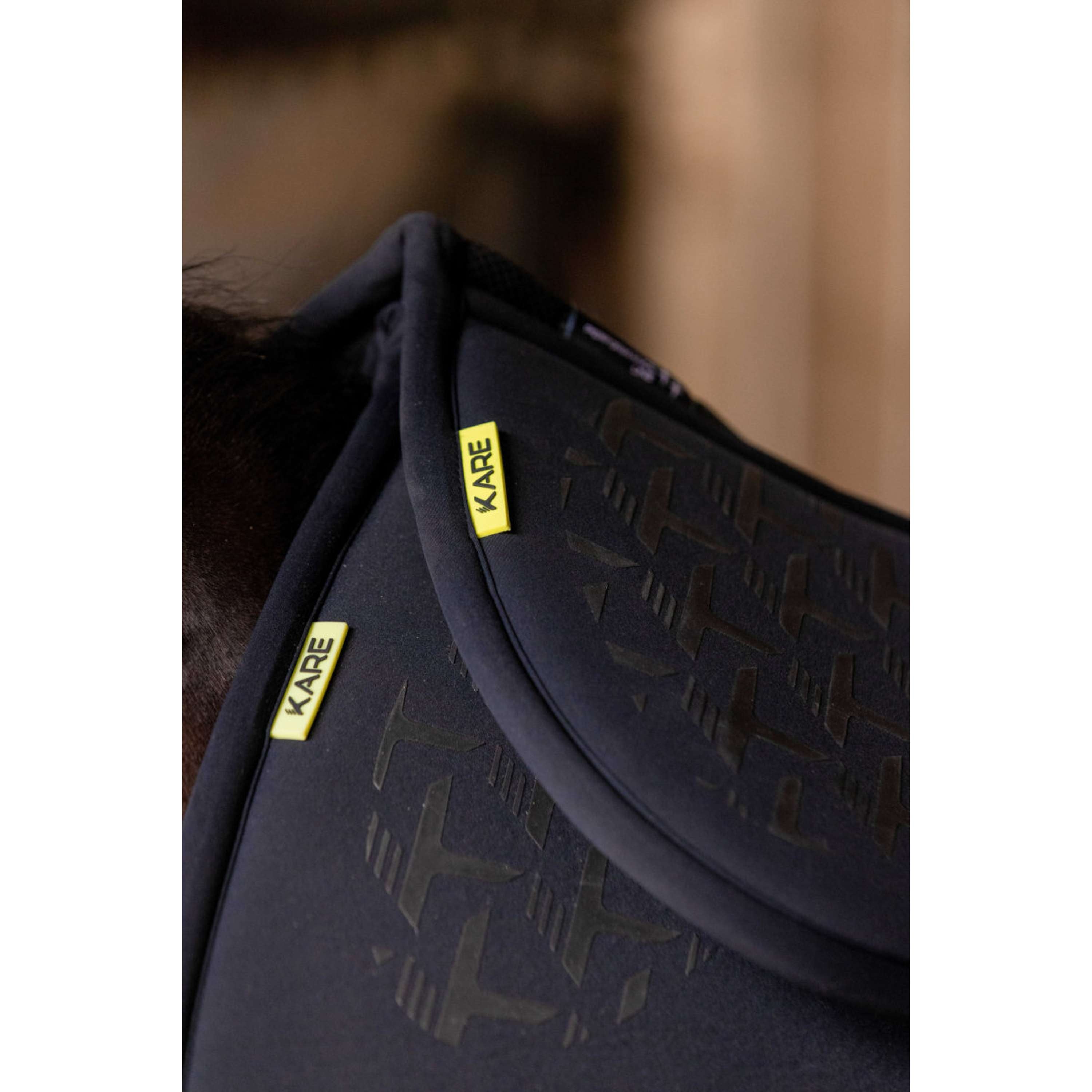 K by EQUITHÈME Saddlepad Entebbe Dressage Black