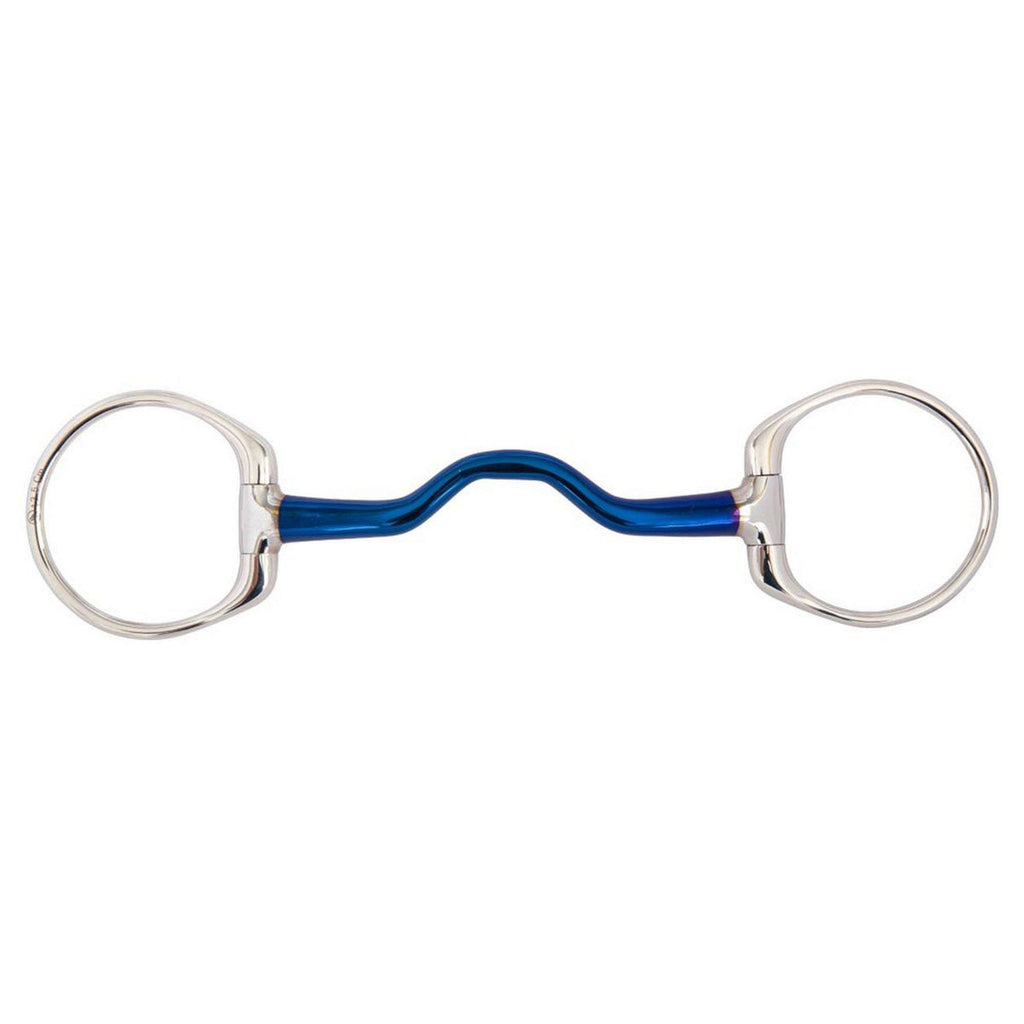 BR Eggbut Snaffle Sweet Iron 14mm Straight Mouth