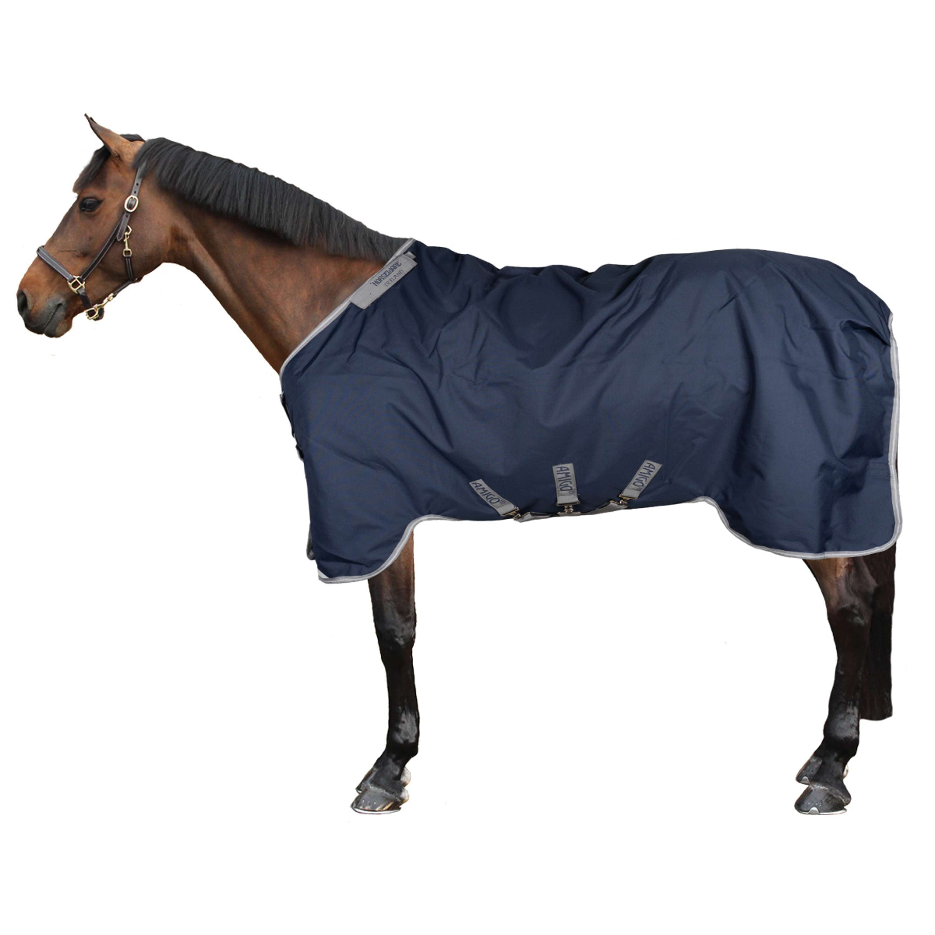 Amigo Turnout Rug FieldSafe Plus 1200D 250g Navy/Titanium Grey/Silver