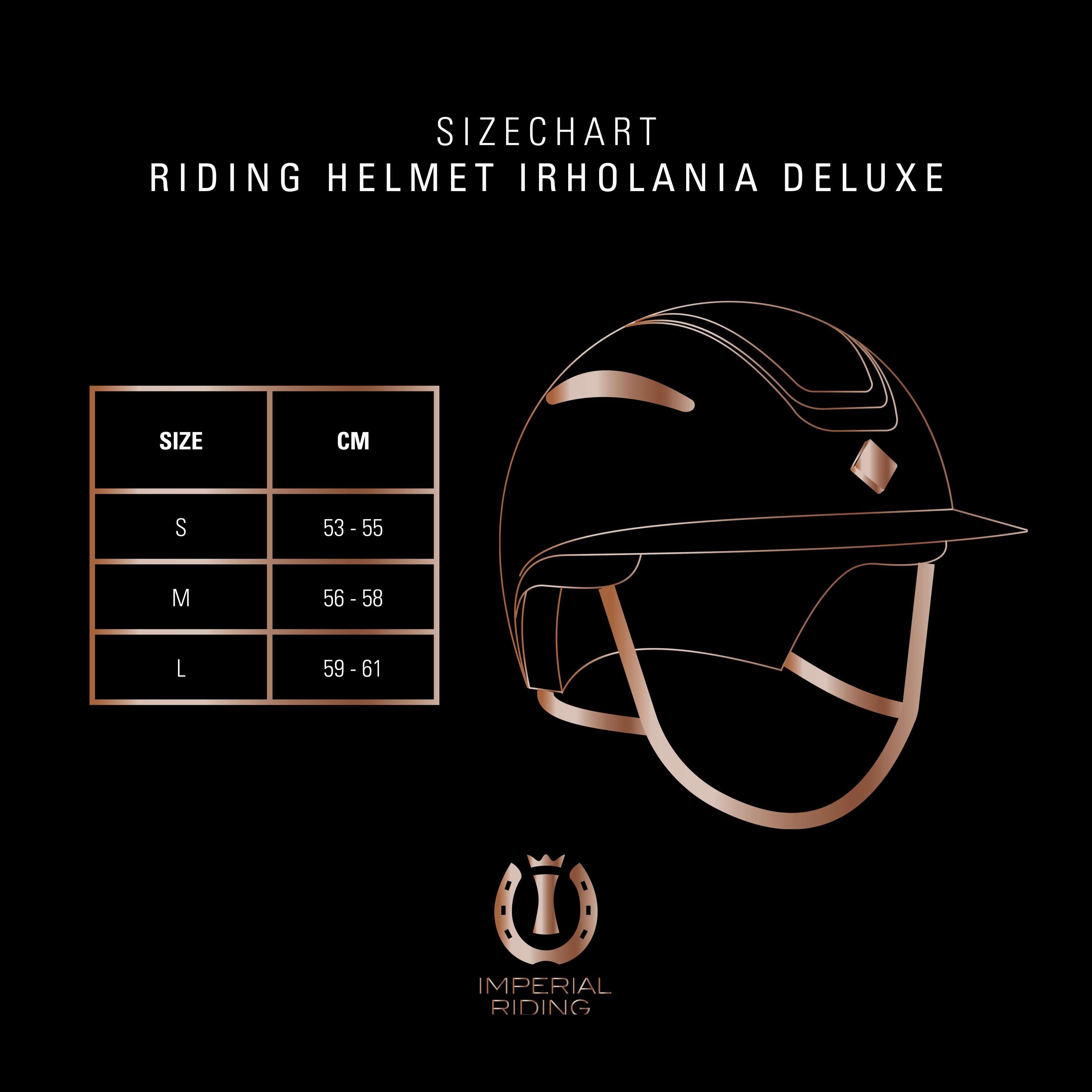 Imperial Riding Cap IRHOlania Deluxe Small Visor Black