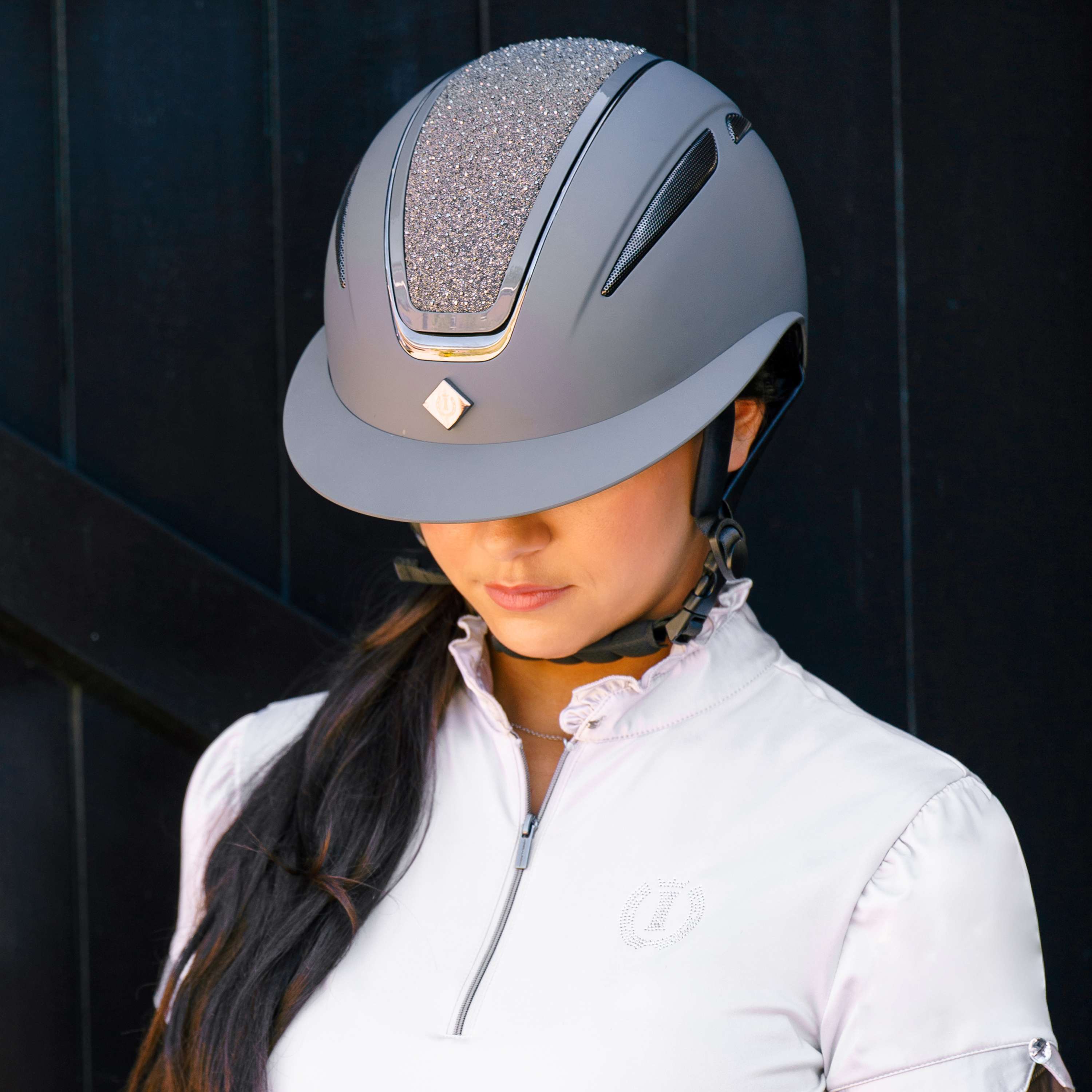 Imperial Riding Cap IRHOlania Deluxe Big Visor Grey
