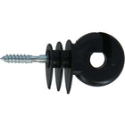 Ako Ring Insulator Big with Continuous Support 25 Pieces Black