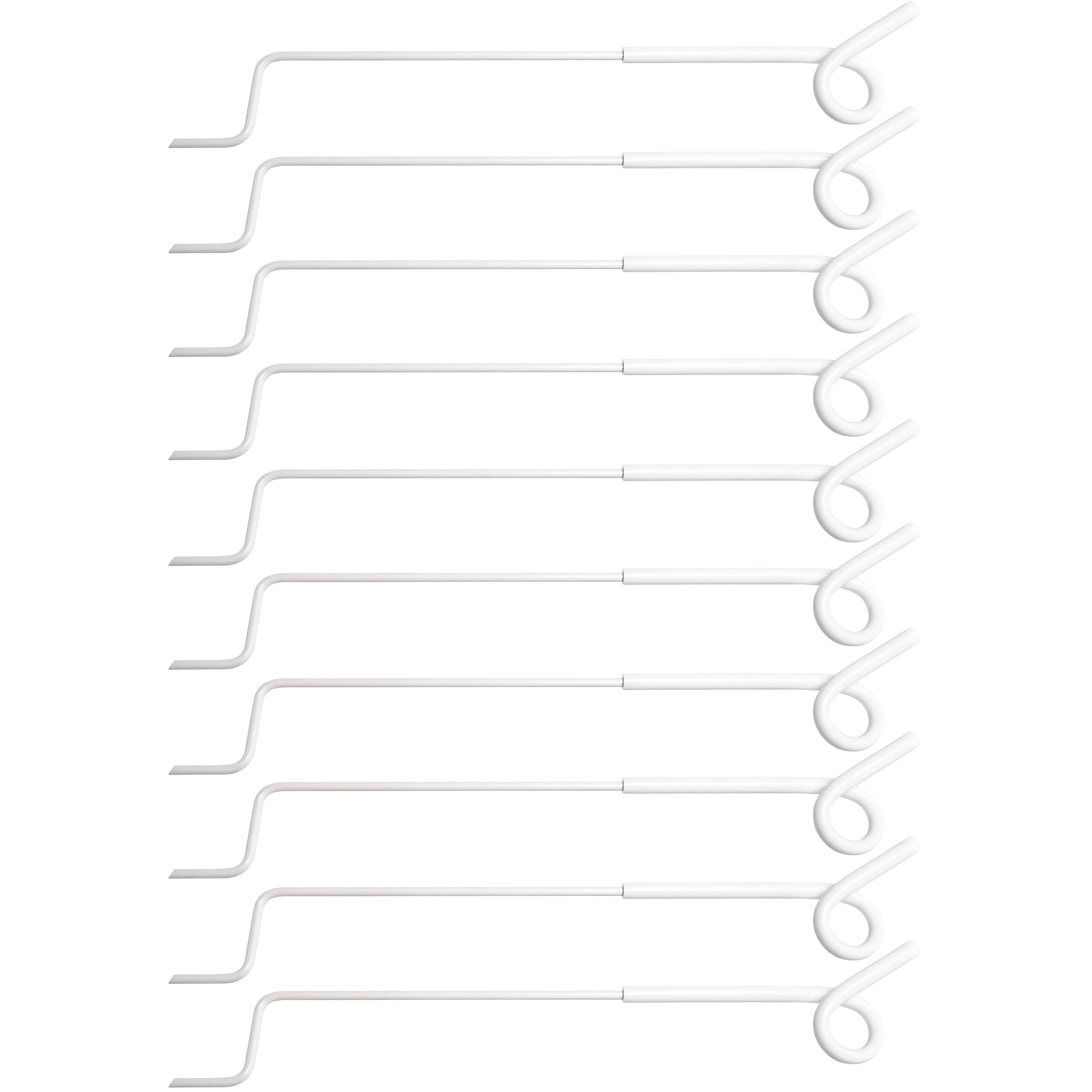 Ako Offset Pigtail Insulator Support 40cm 10 Pieces White
