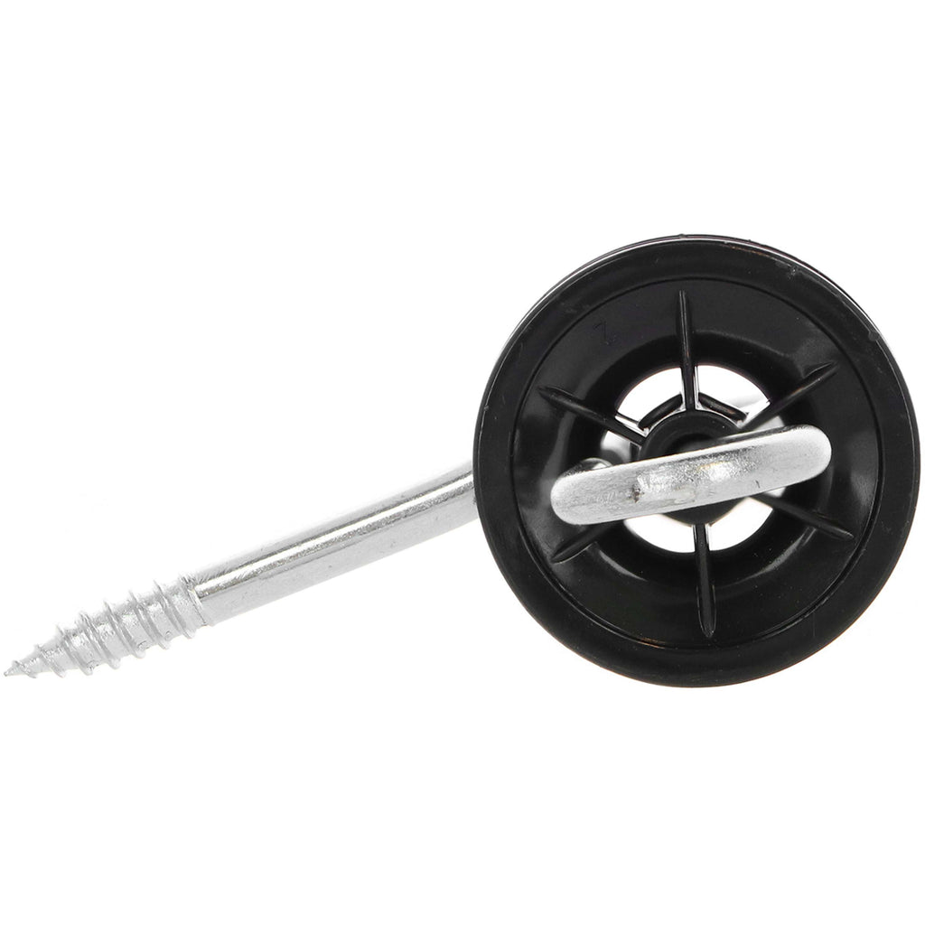 Ako Gate Handle Insulator Stainless Steel 6 Pieces Black