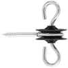 Ako Gate Handle Insulator Stainless Steel 6 Pieces Black