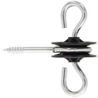 Ako Gate Handle Insulator Stainless Steel 6 Pieces Black