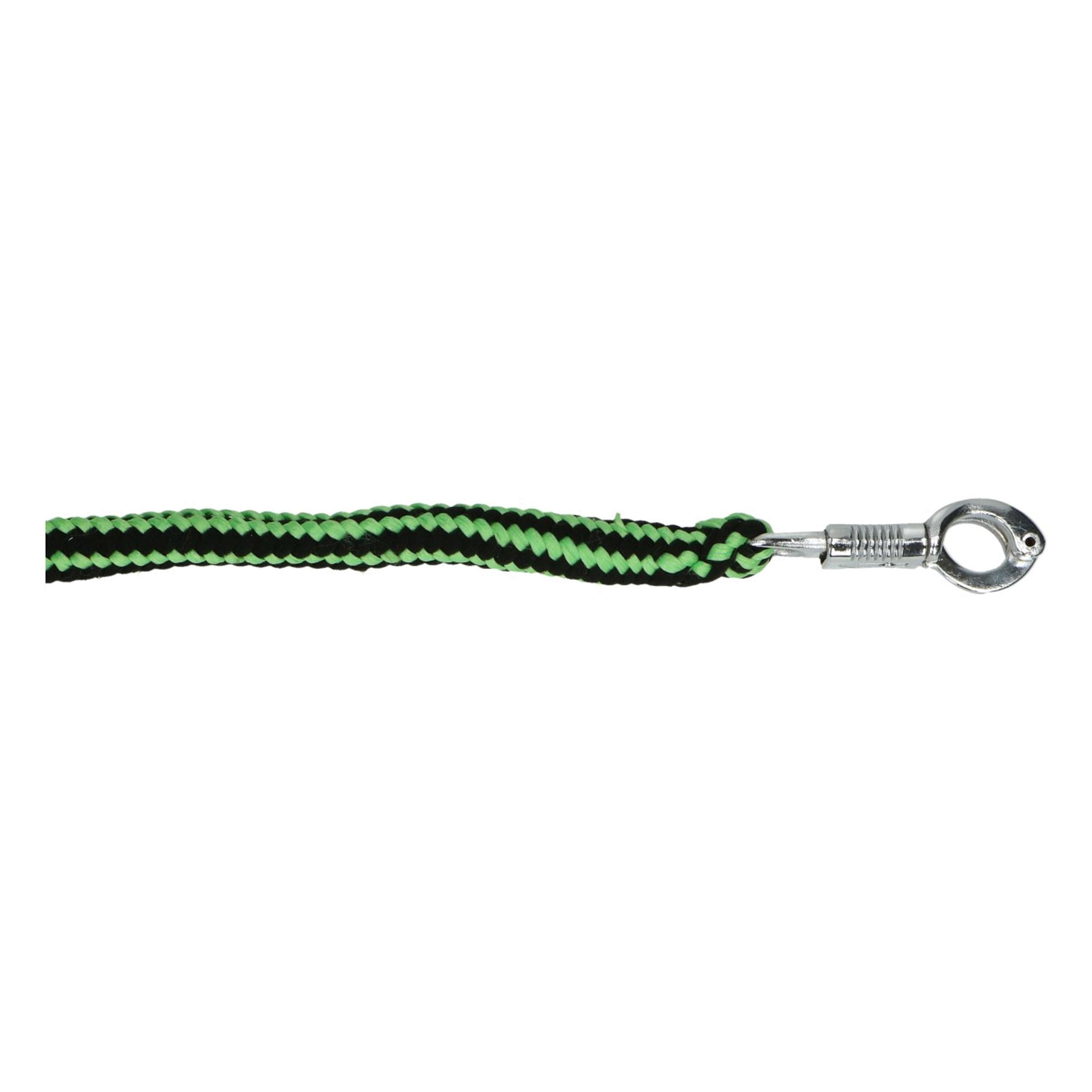 Covalliero Lead Rope Hippo with Carabiner Antacite/Lemon