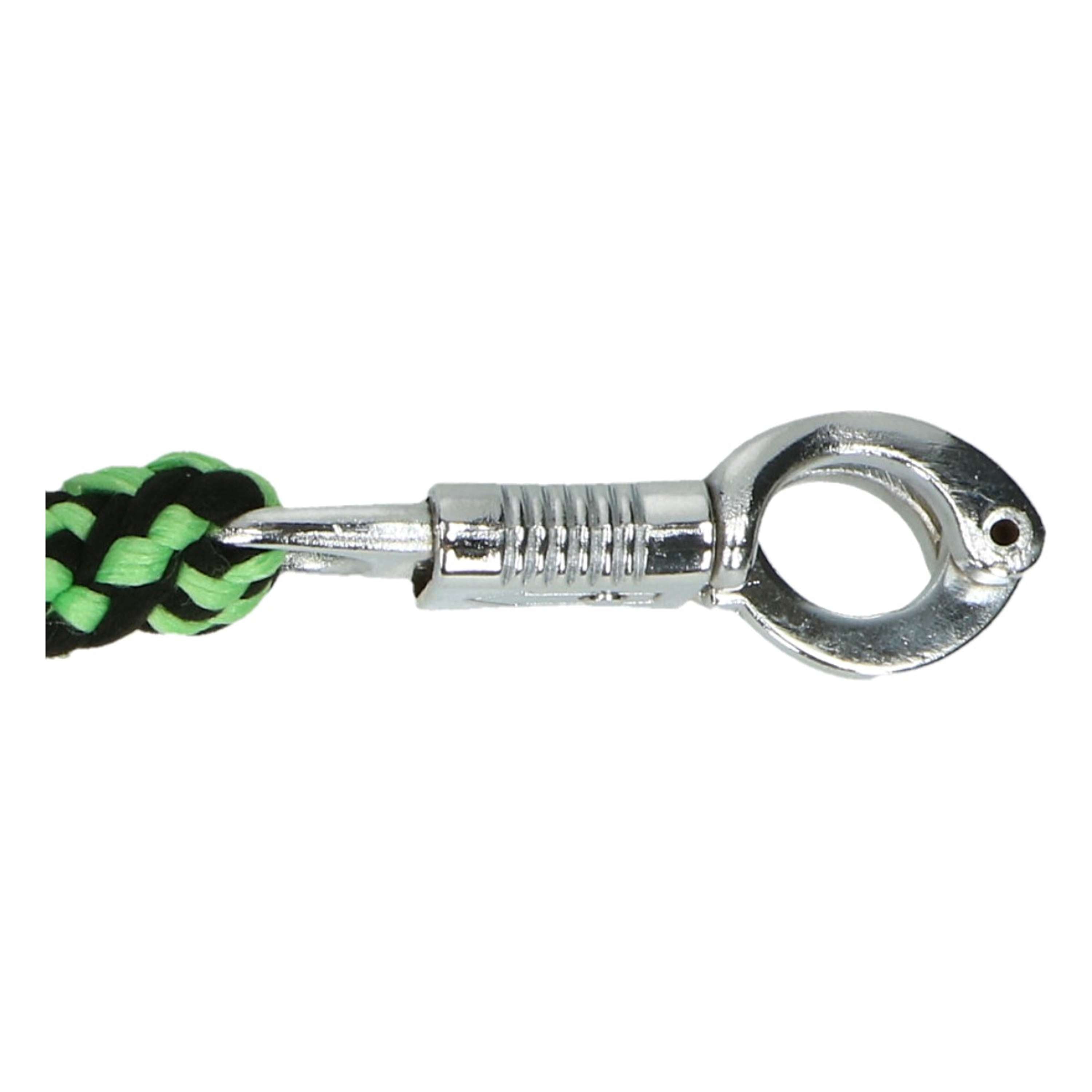 Covalliero Lead Rope Hippo with Carabiner Antacite/Lemon