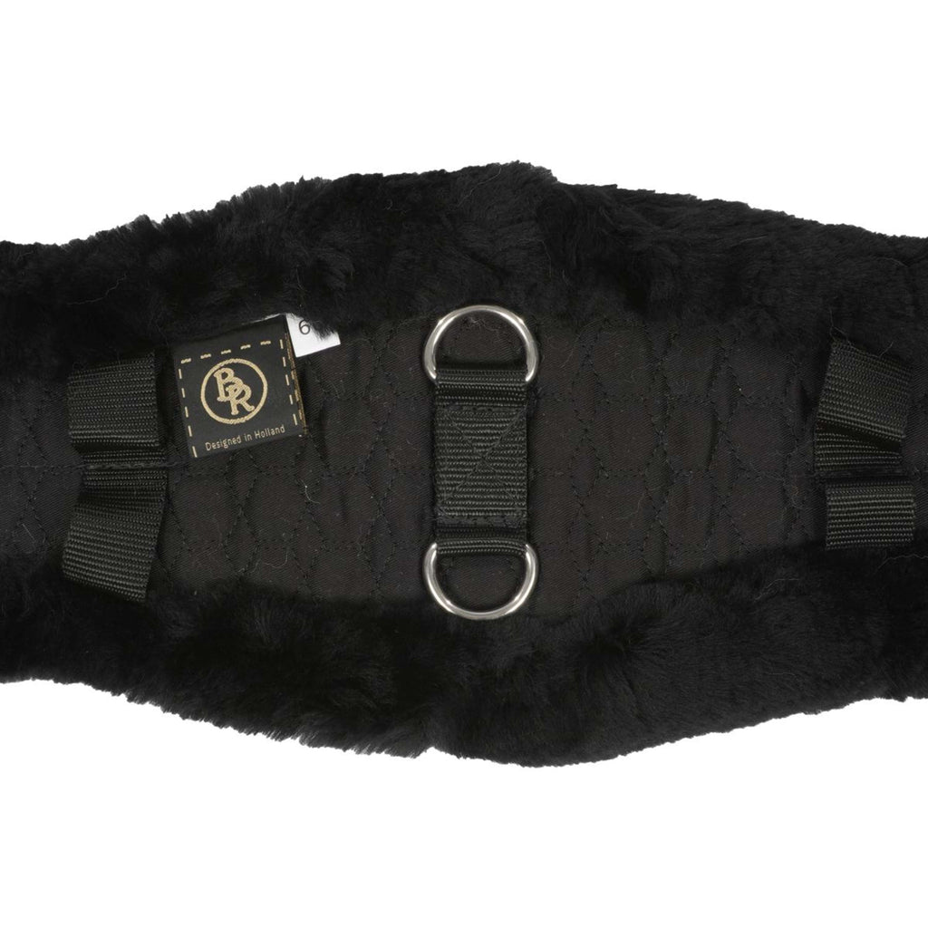 BR Dressage Girth Anatomic Sheepskin Black