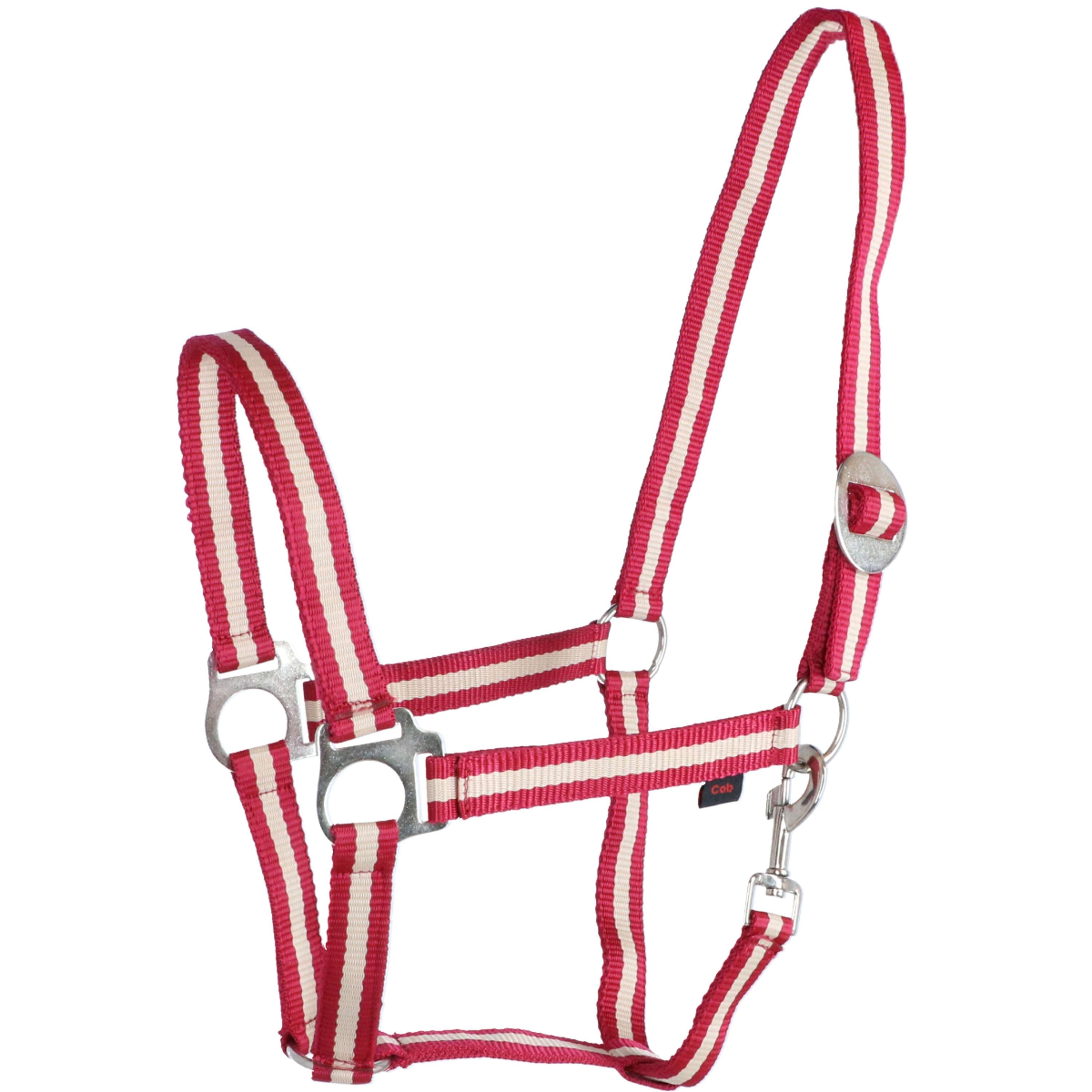 Covalliero Halter Hippo Bordeaux/Beige