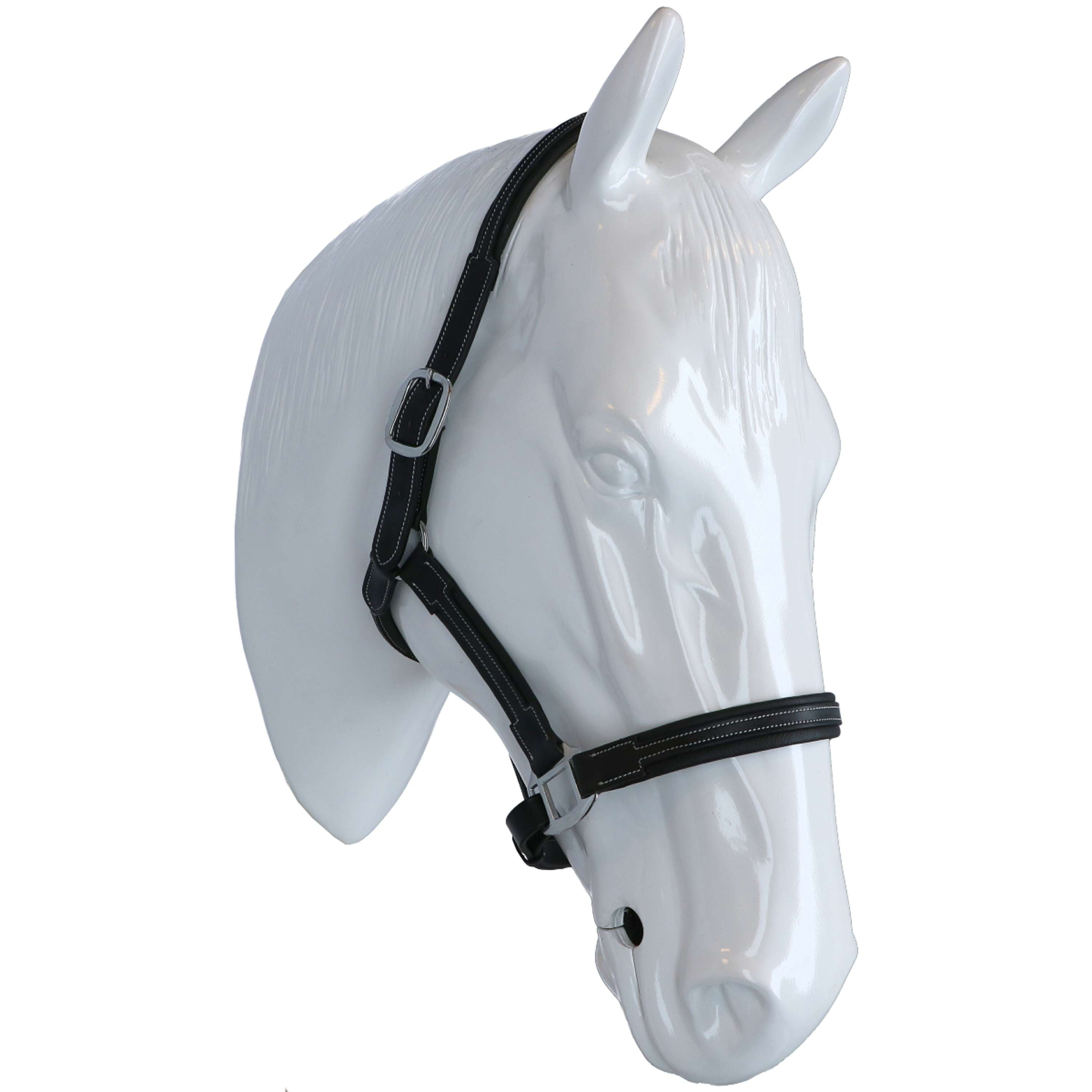 HKM Leather Halter Soft Black