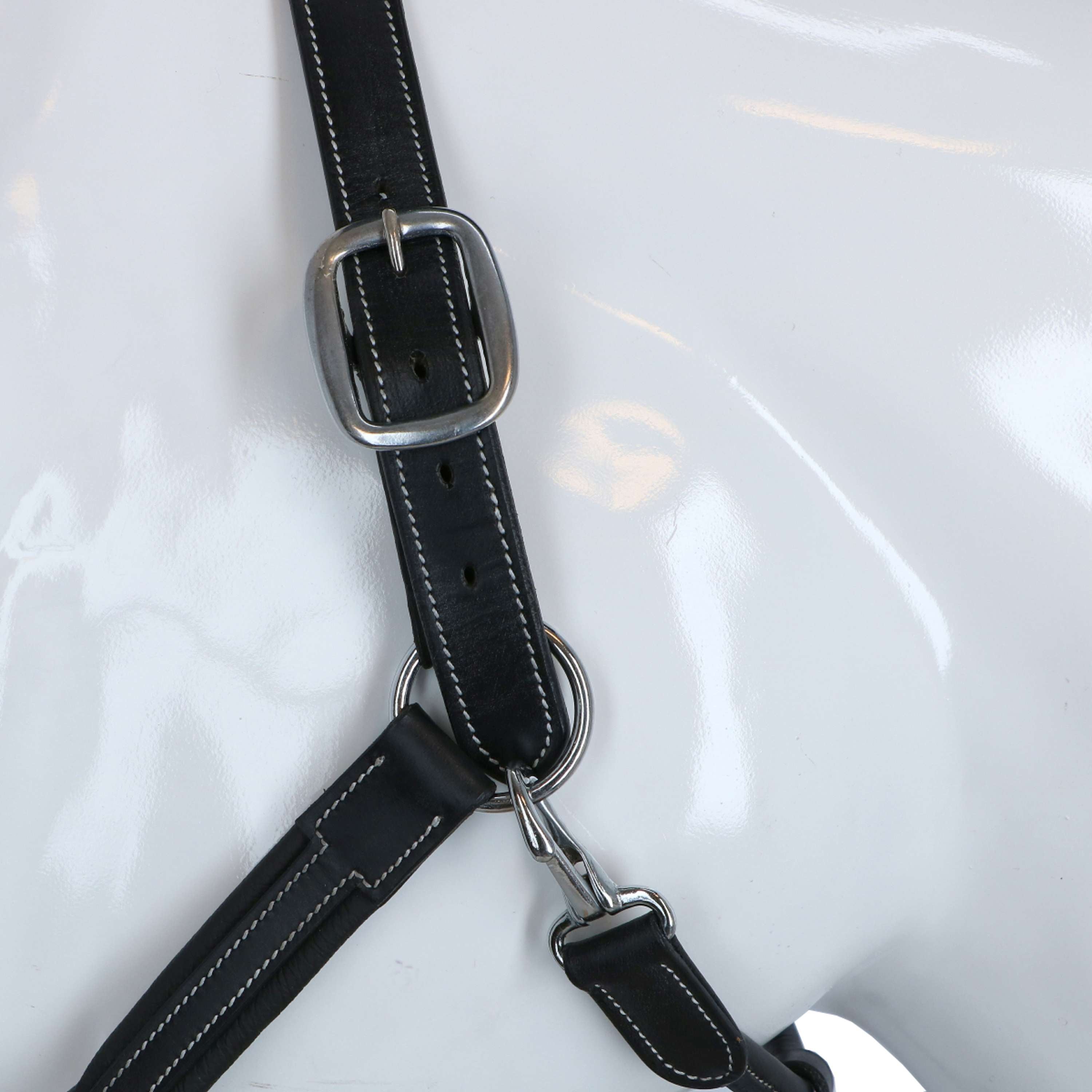 HKM Leather Halter Soft Black