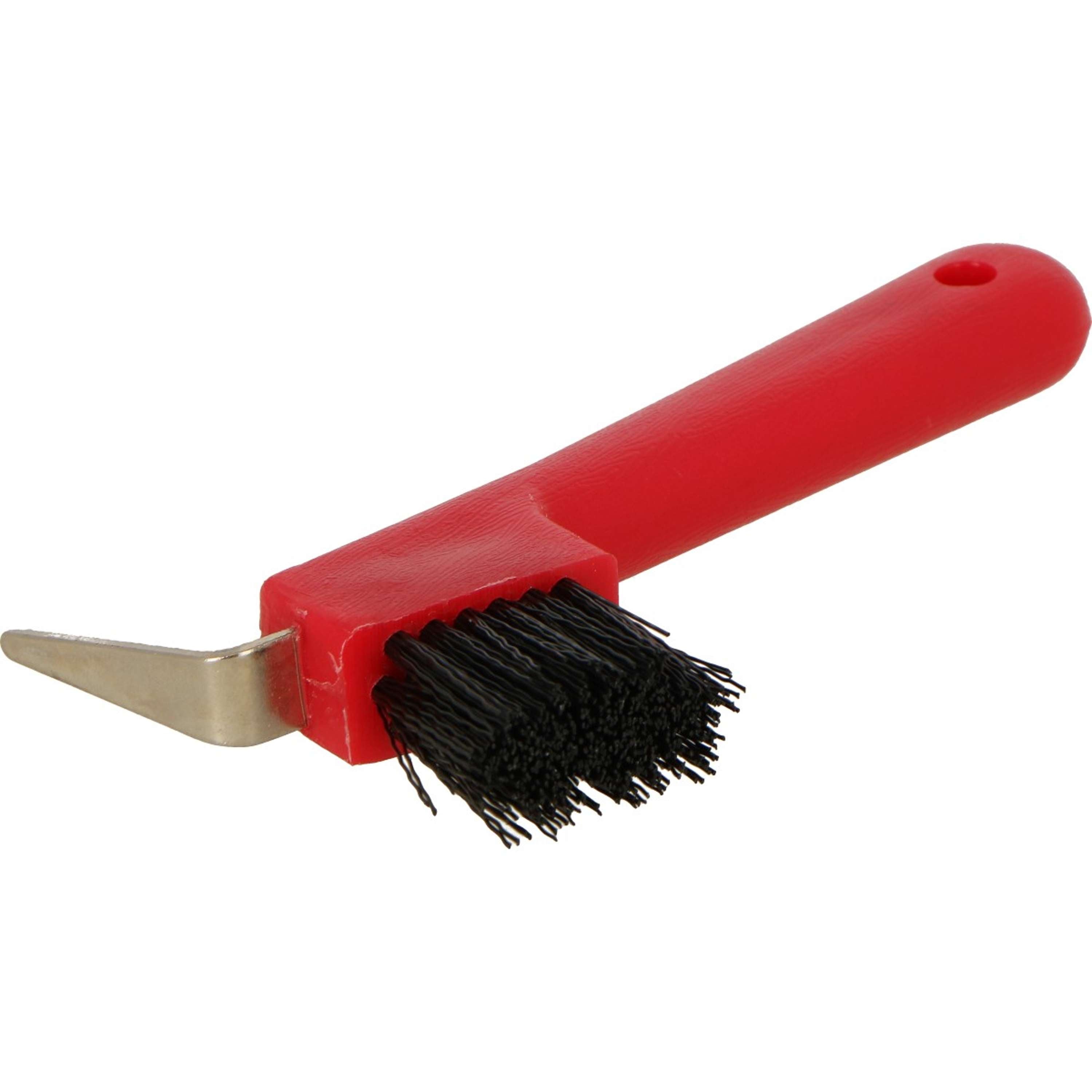 Shires Hoof Pick/Brush Red