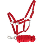 Riding World Halter Set Club with Rope Red