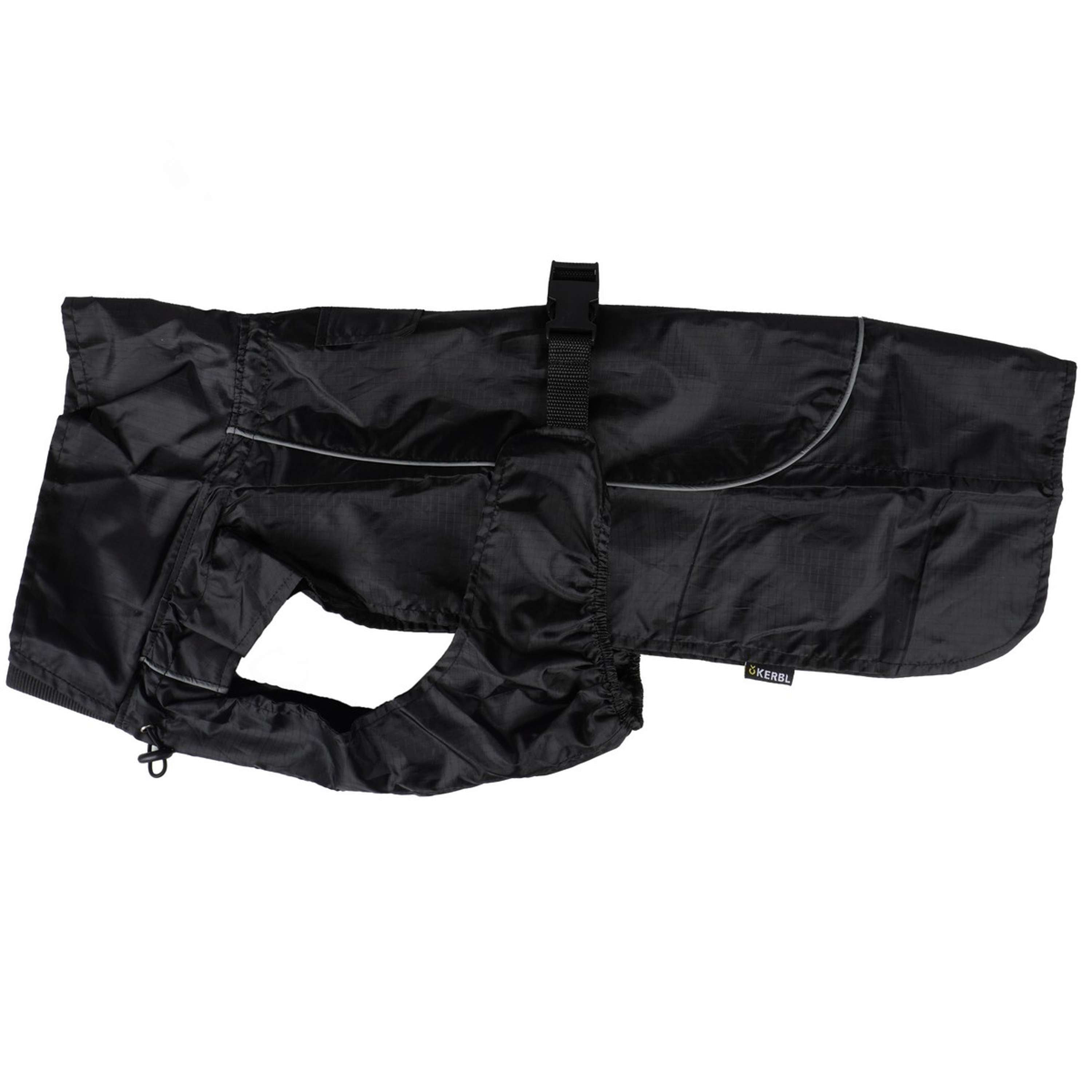 Covalliero Dog Rain Coat Forks Black