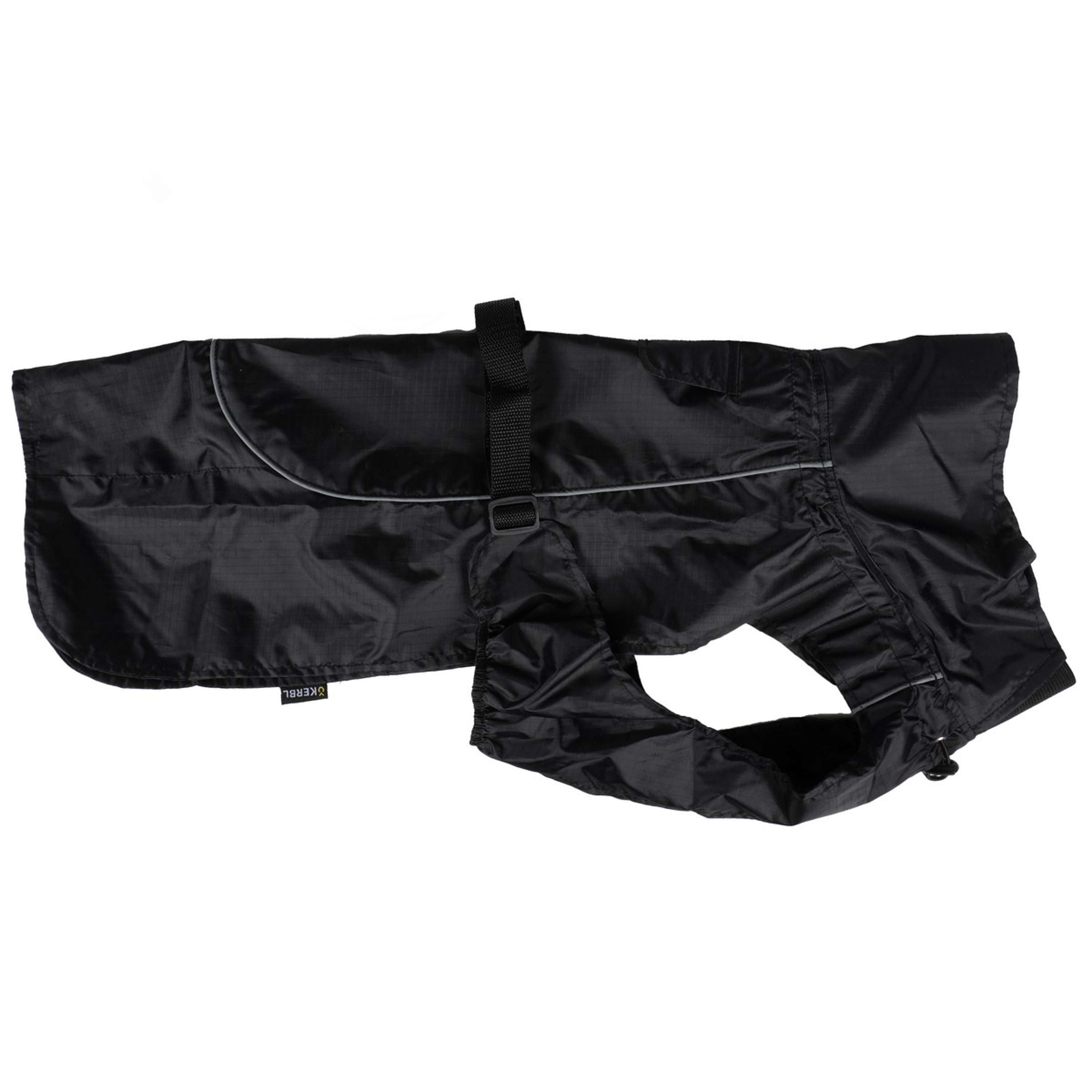 Covalliero Dog Rain Coat Forks Black