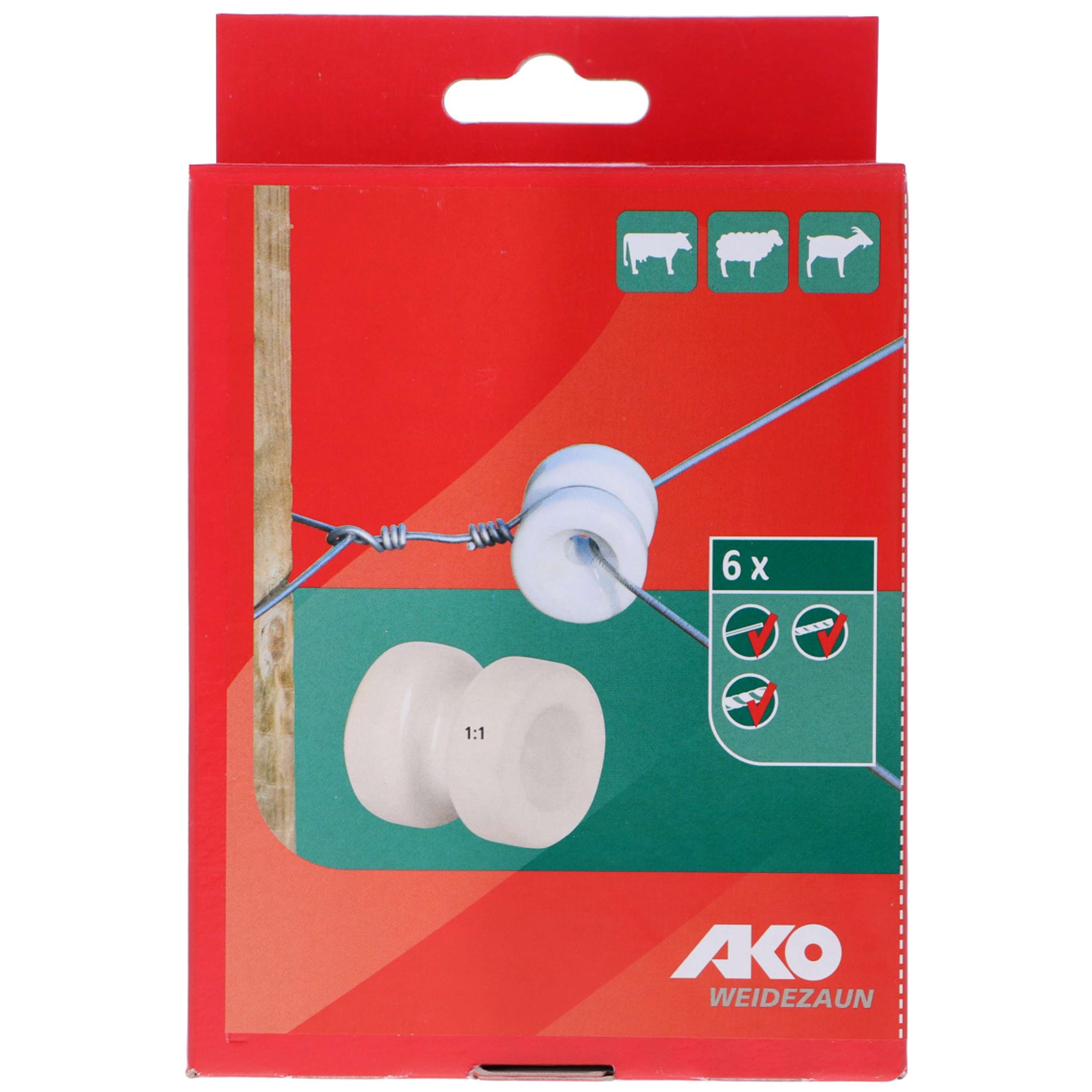 Ako Porcellan Corner Isolator 6 Pieces