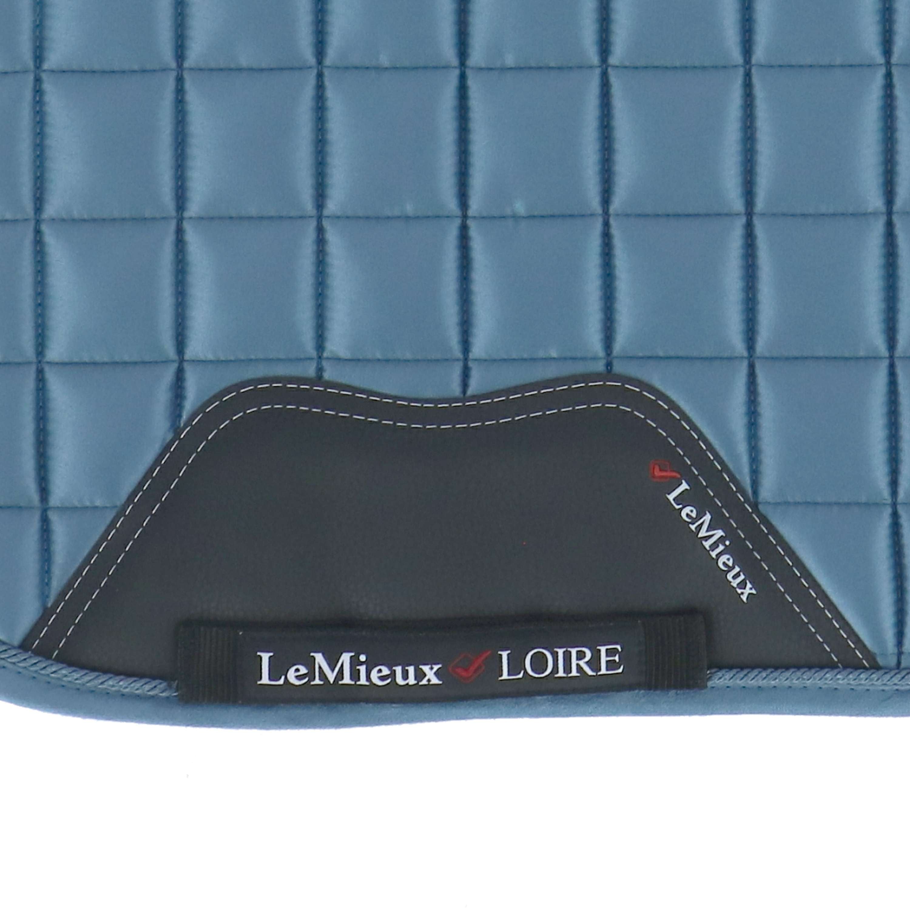 LeMieux Saddlepad Loire Classic Satin Square Dressage Ice Blue