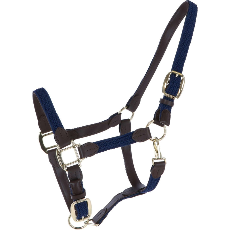 Kentucky Halter Braided Nylon Navy