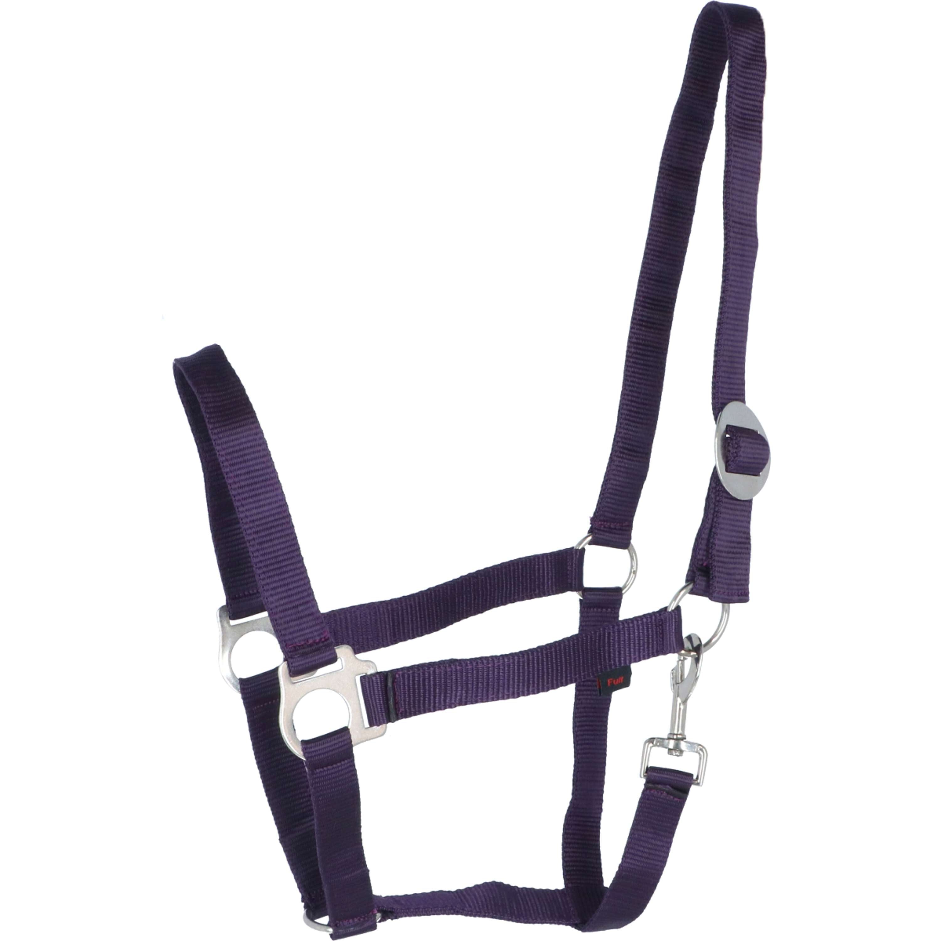 Covalliero Head-Collar Hippo Nylon Eggplant