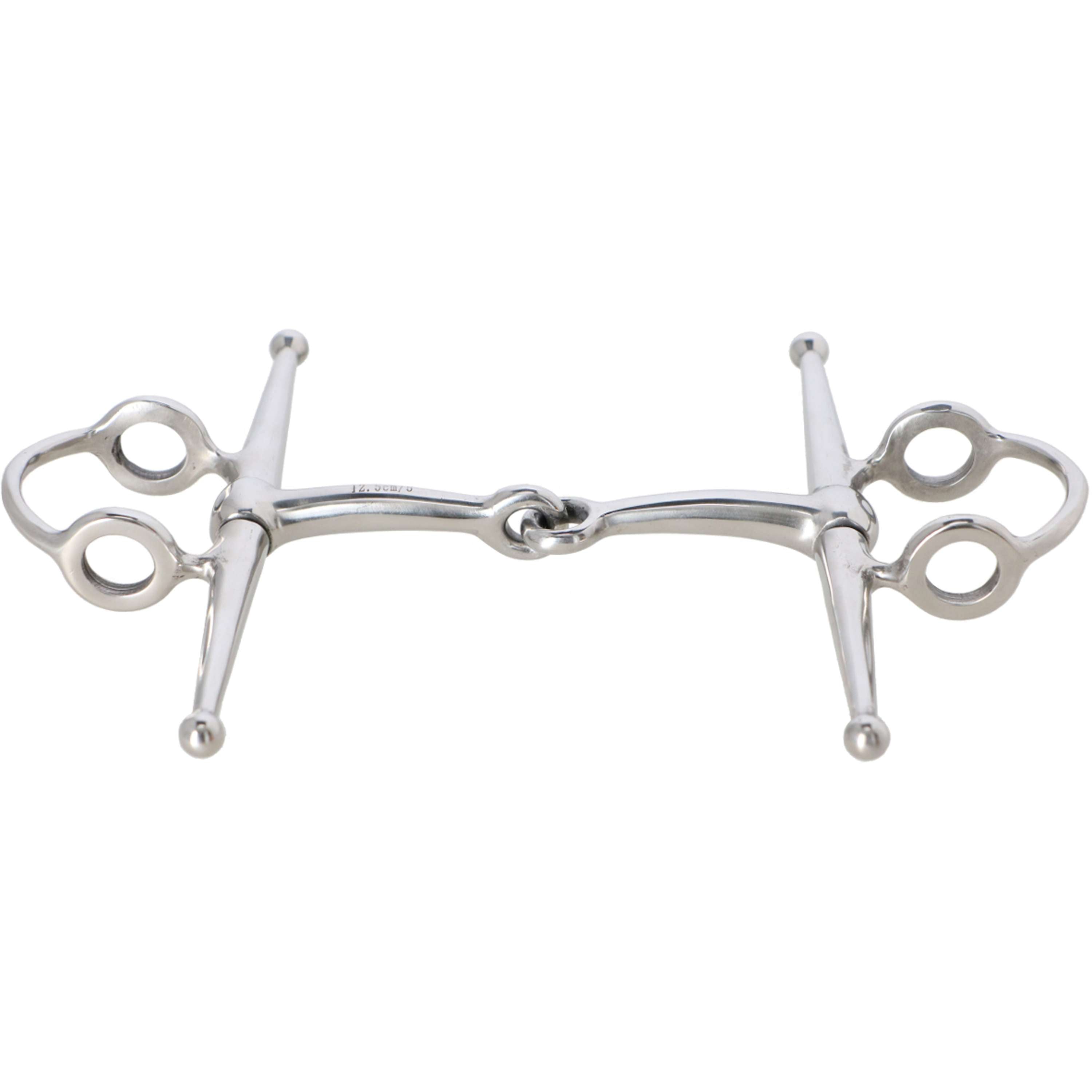 Feeling Full Cheek Gag Bit Stainless Steel Solid 13mm