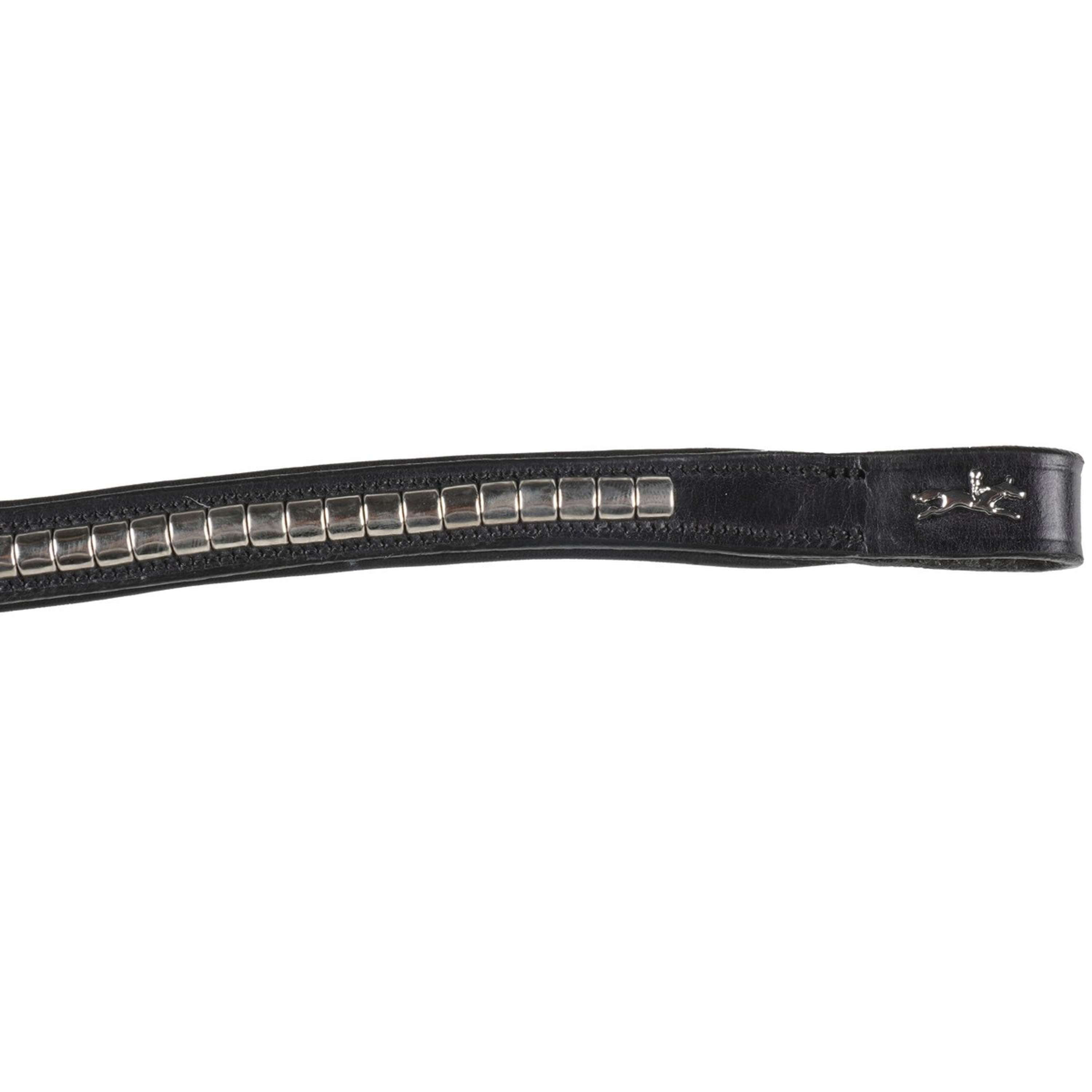 Schockemöhle Browband Clincher Select Wave Black/Silver