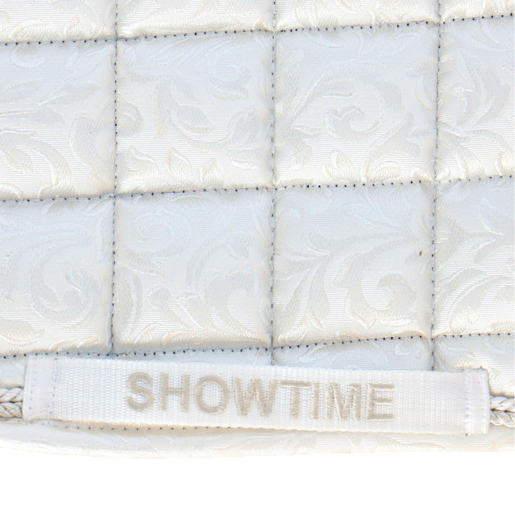 HB Showtime Saddlepad Lake View Dressage Pearl White