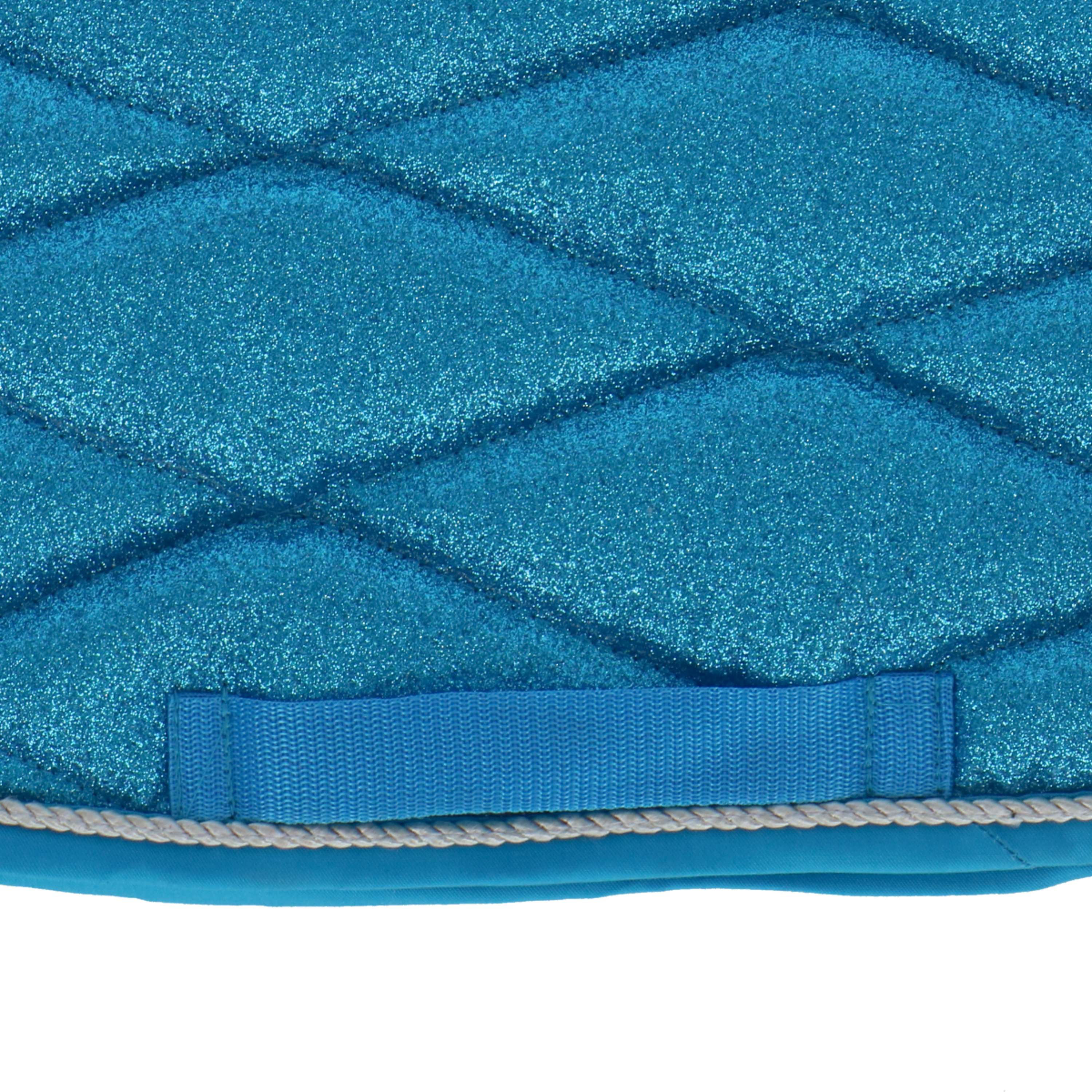 HB Harry & Hector Saddlepad Sparkling Glitter Sea Blue