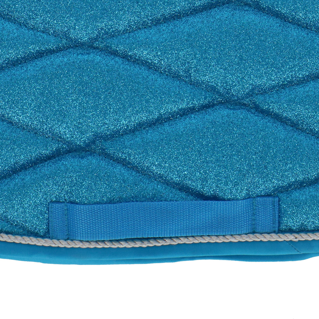 HB Harry & Hector Saddlepad Sparkling Glitter Sea Blue