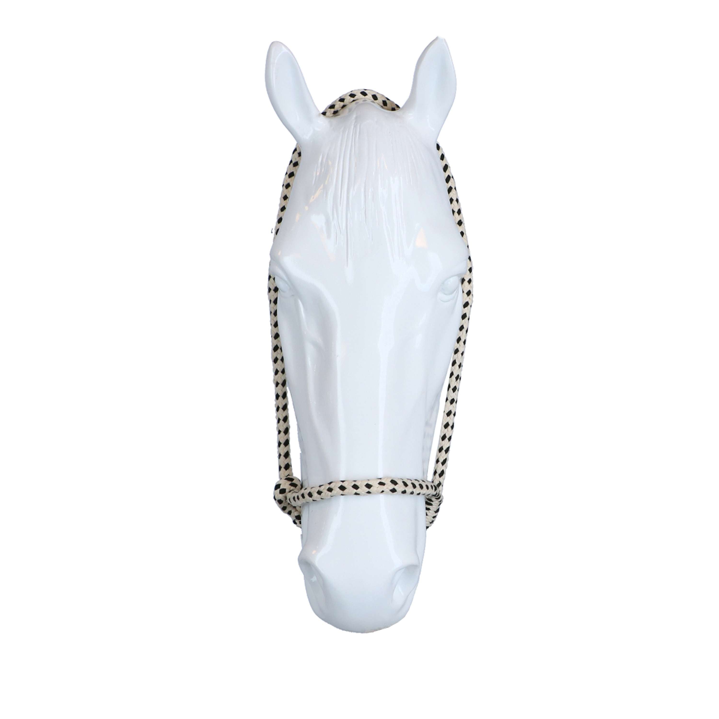 F.R.A. Lead Halter Shiraz with Attached Lead Rope Natural/Black