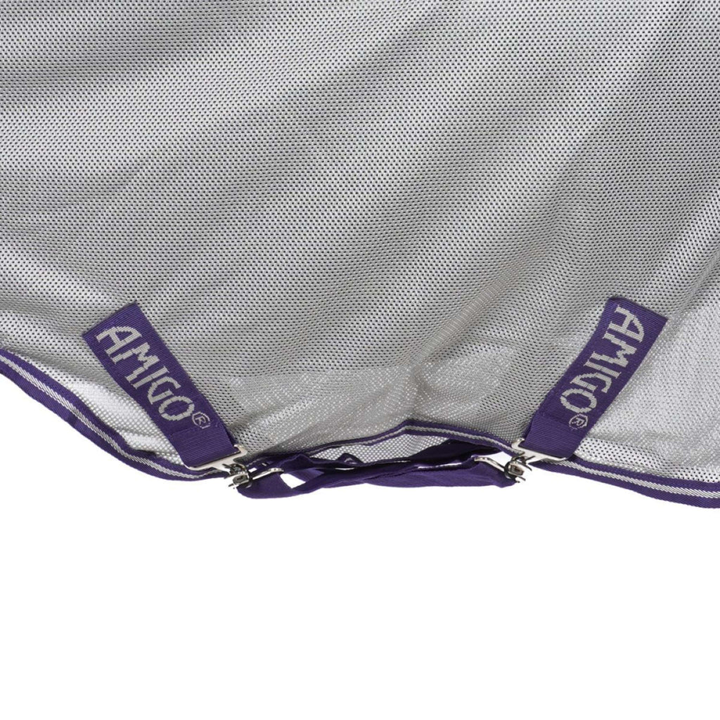 Amigo Fly Rug Airflow Navy Check/Atlantic Blue