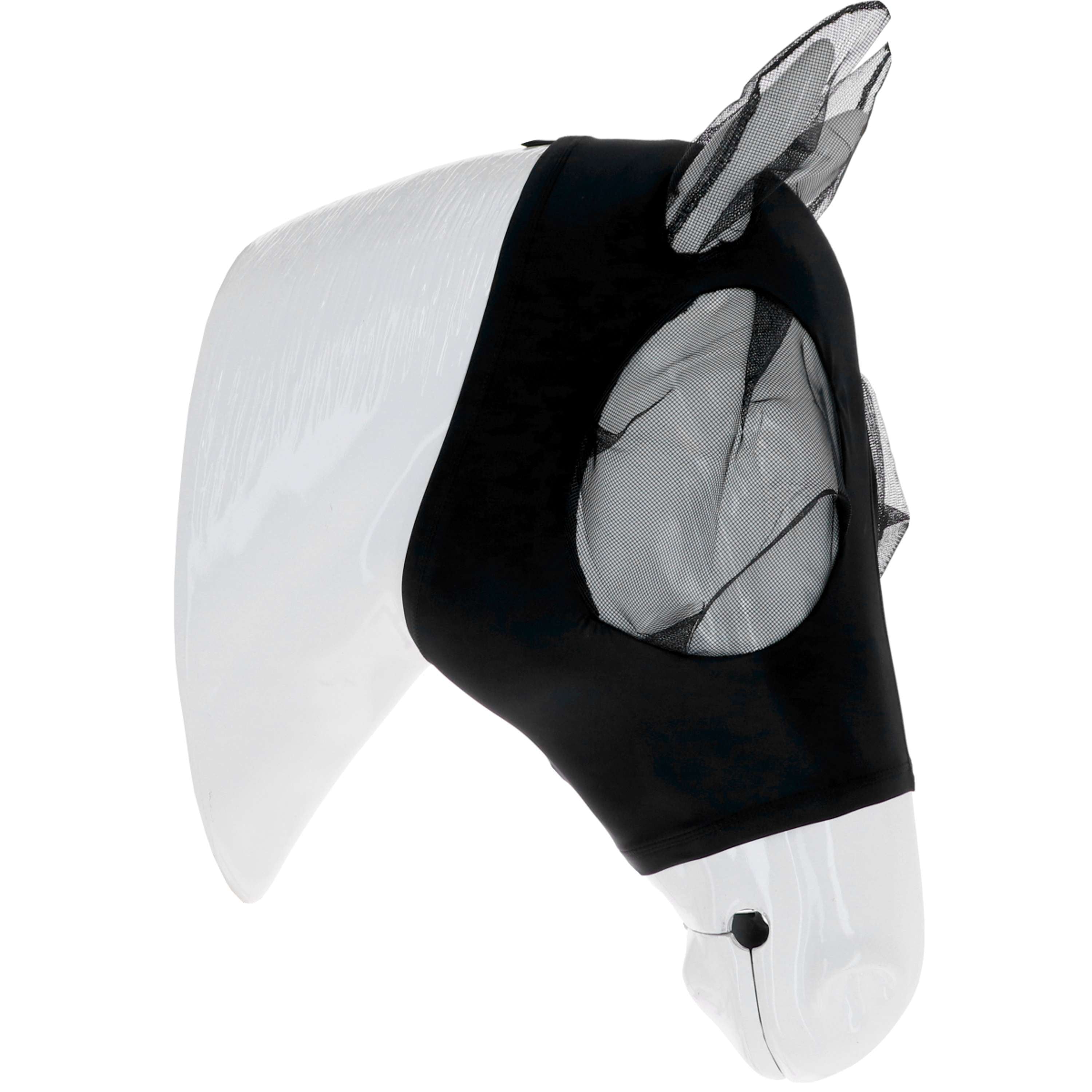 WeatherBeeta Fly Mask Deluxe Stretch Bug with Ears Black