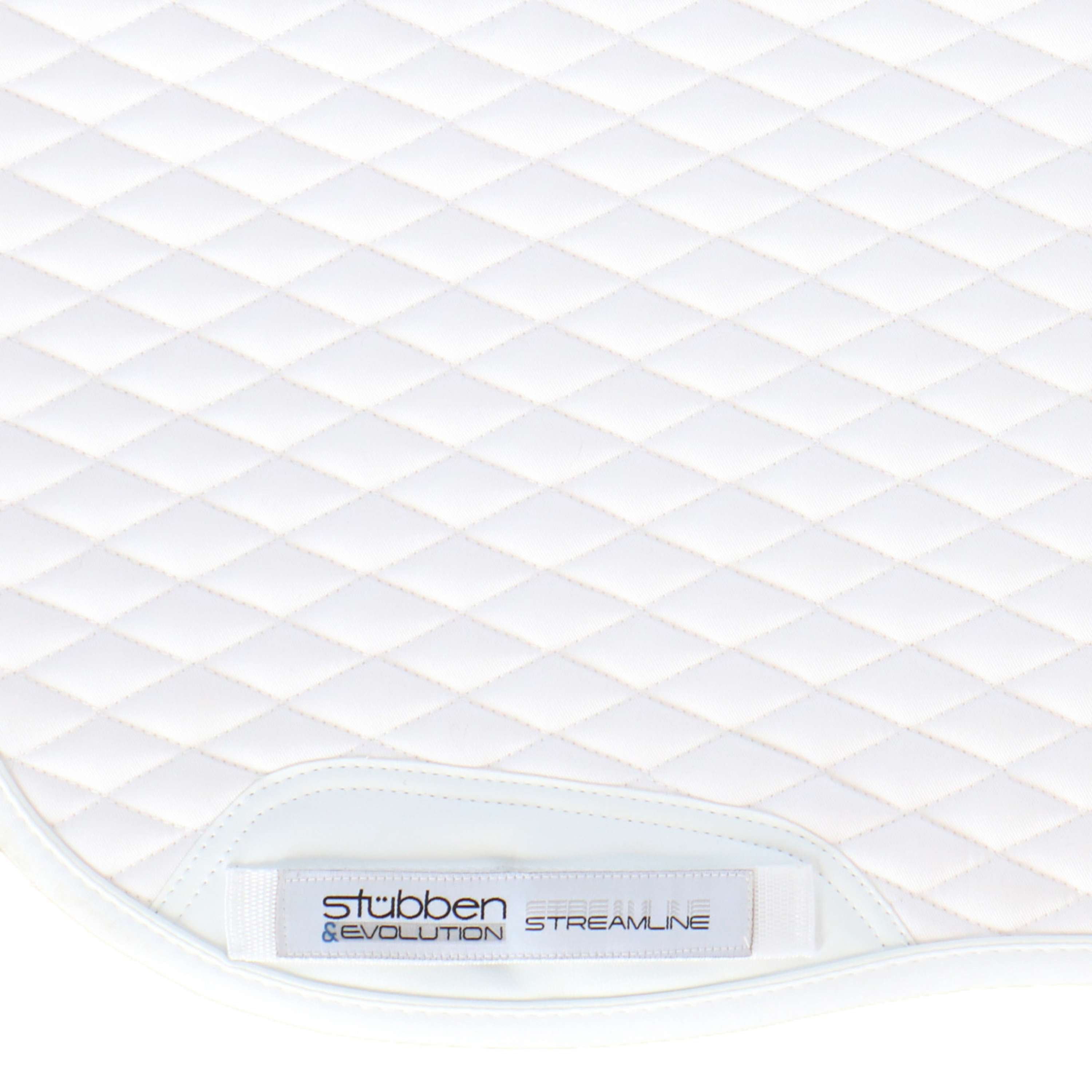 Stübben Saddlepad Streamline Dressage Lambskin White