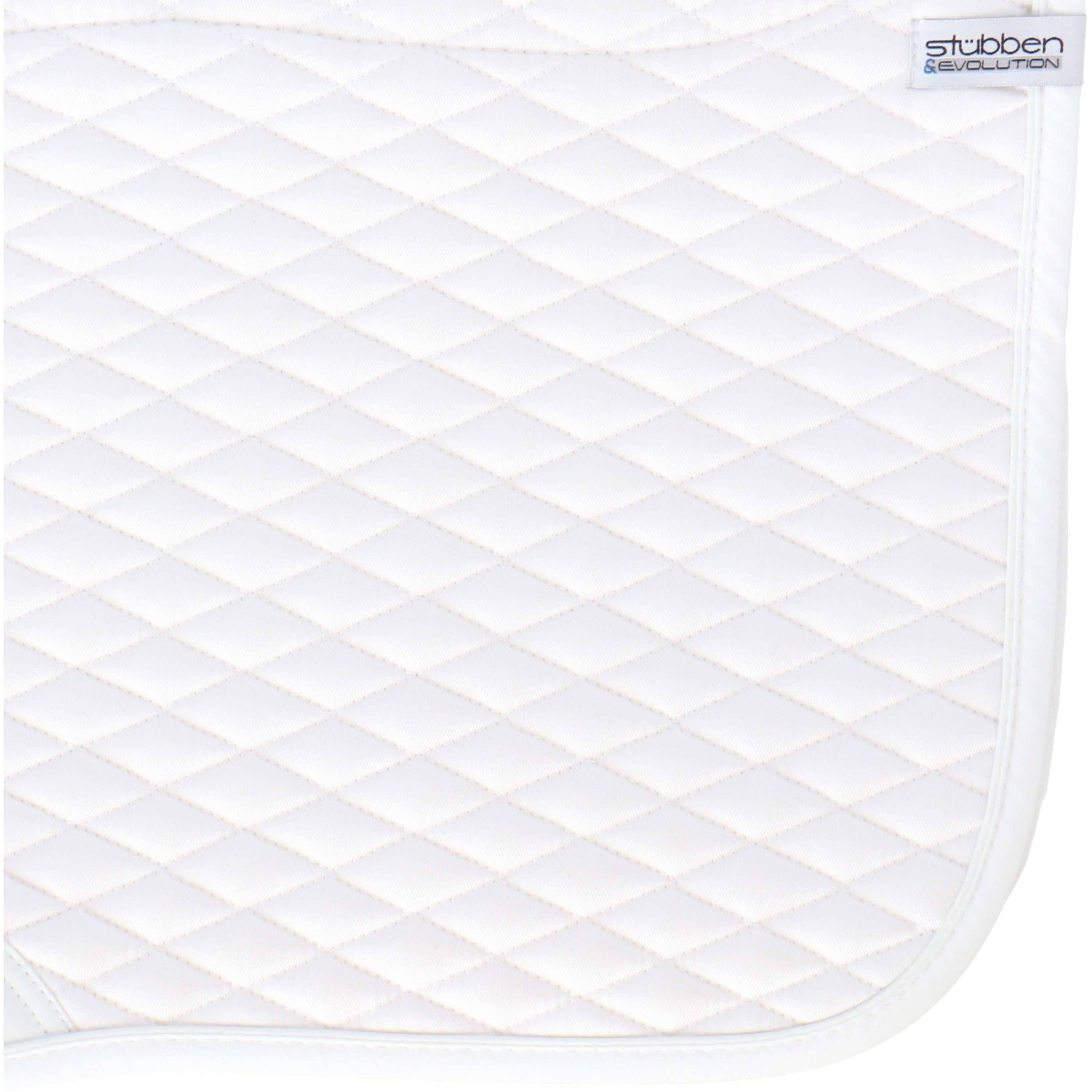 Stübben Saddlepad Streamline Dressage Lambskin White