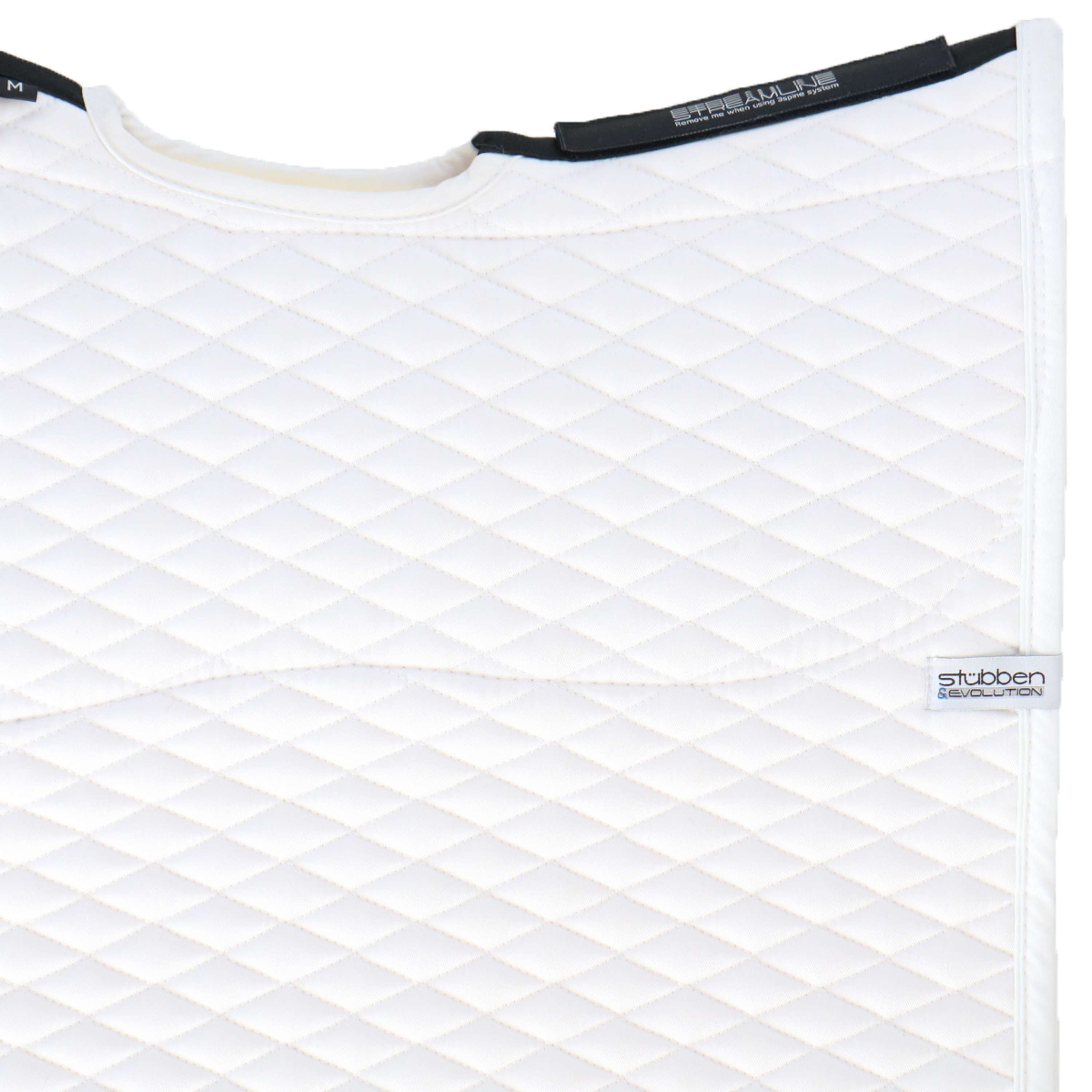 Stübben Saddlepad Streamline Dressage Lambskin White