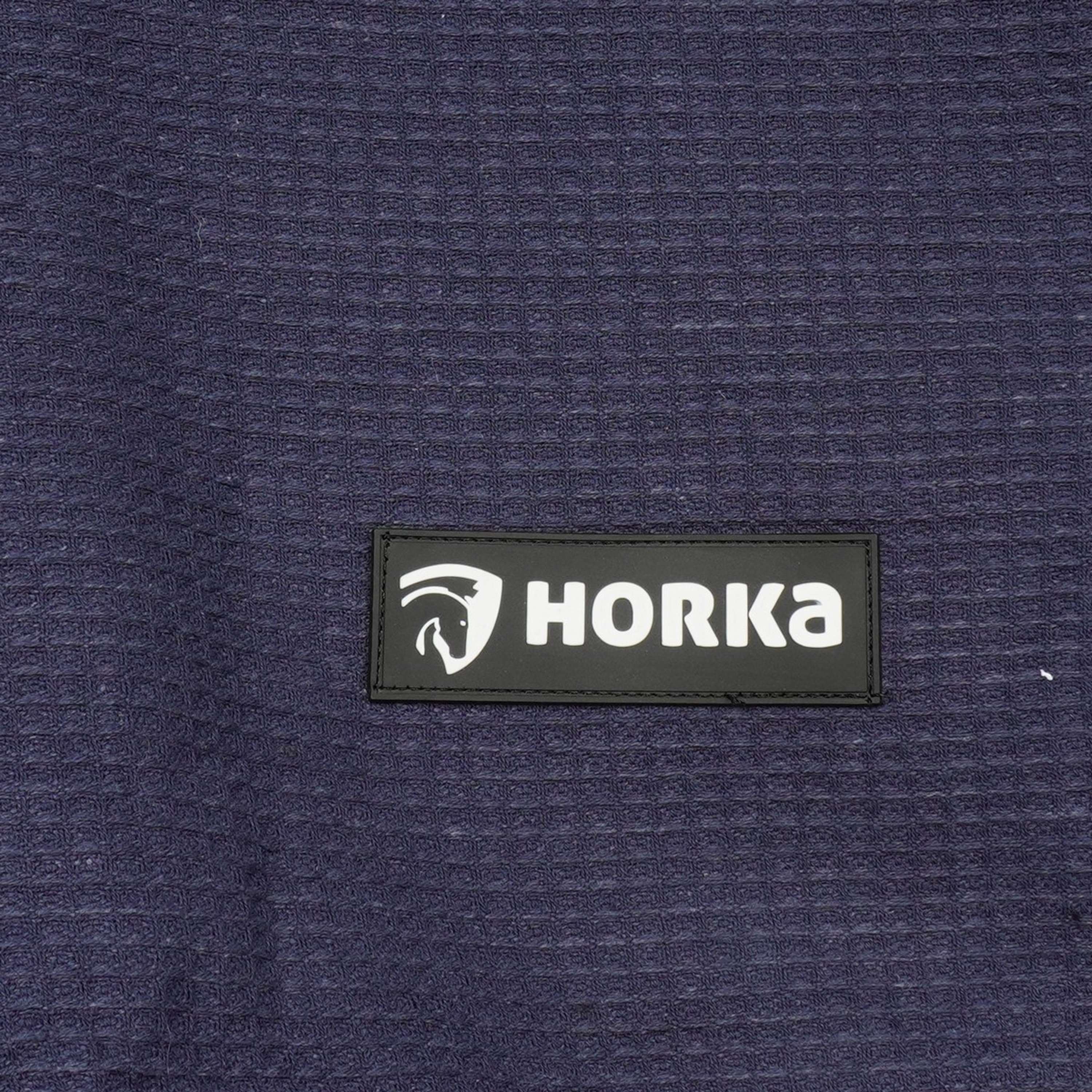 HORKA Sweat Rug Wafflecotton Blue