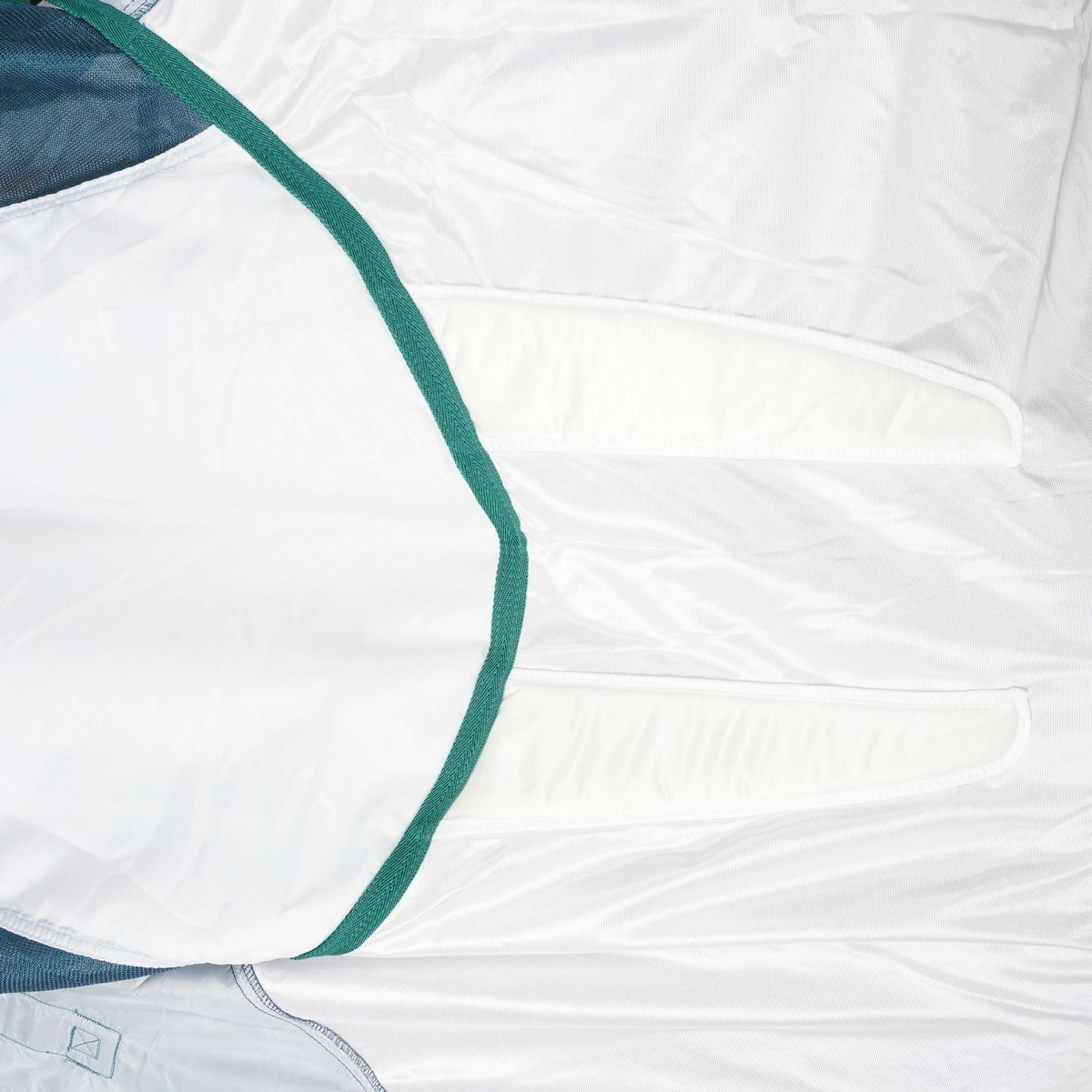 WeatherBeeta Fly Rug ComFiTec Green-Tec Airflow Mesh Combo Neck White/Dragonfly Blue
