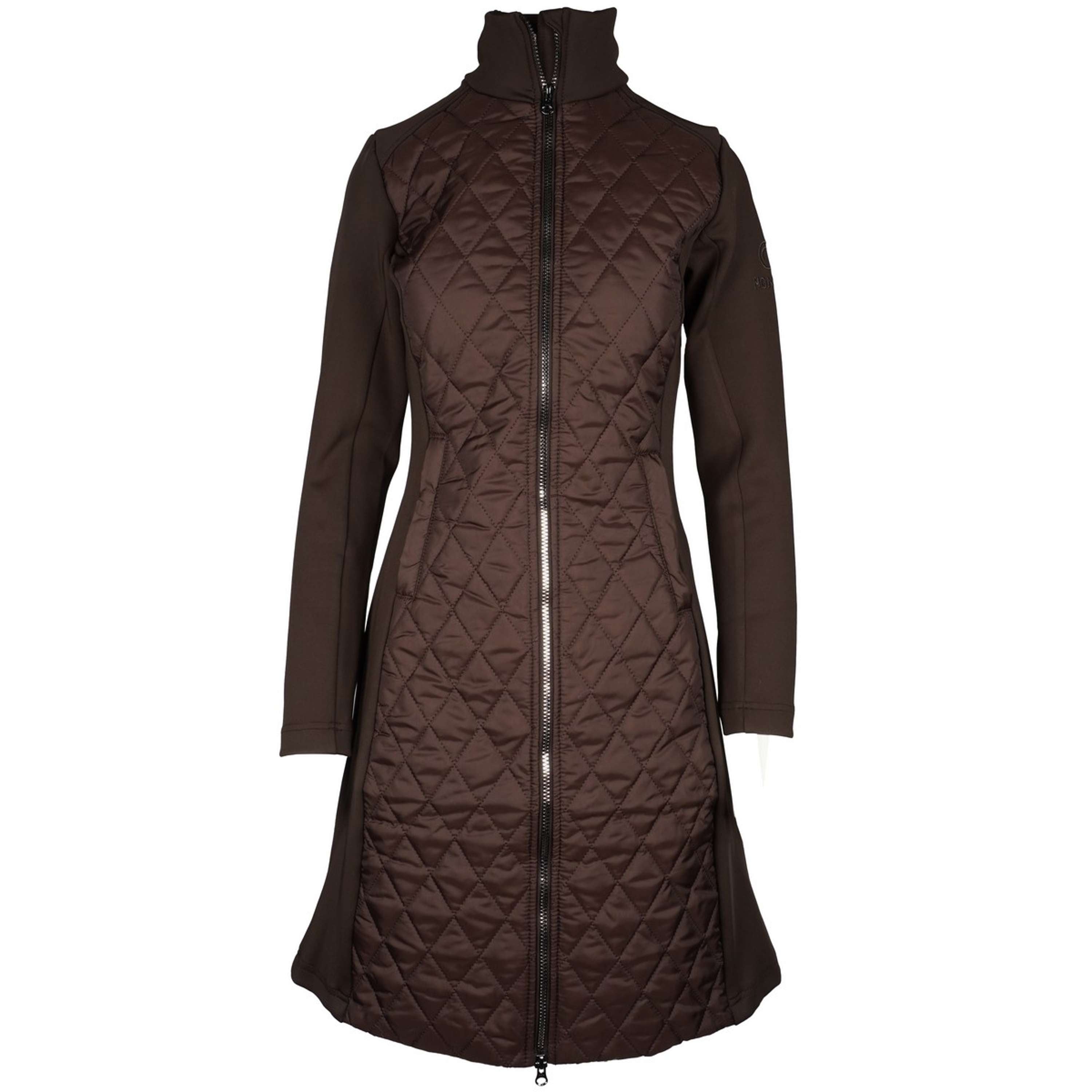 Montar Jacket MoQuinn Quilted Long Brown