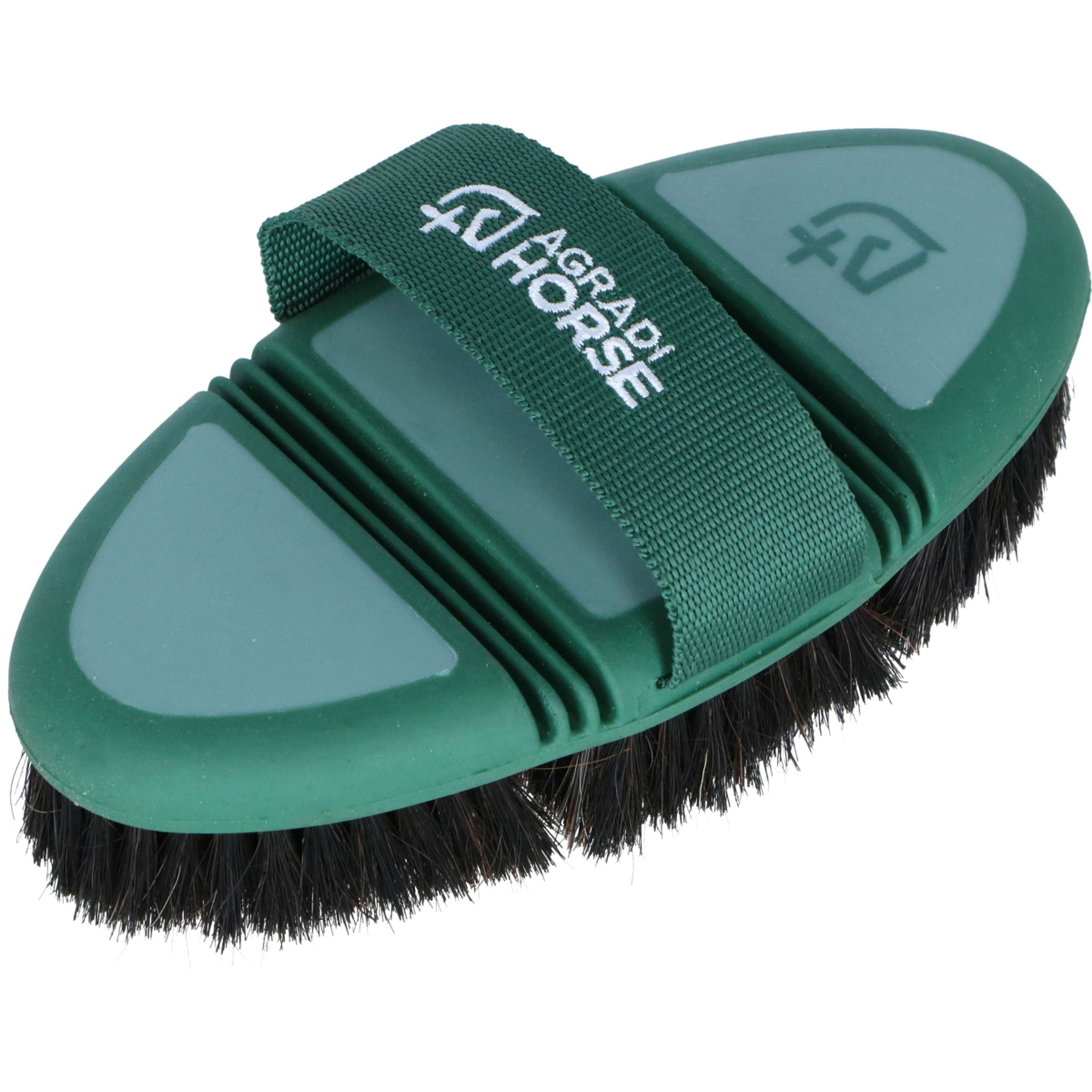 Agradi Horse Soft Brush Flex Paardenhaar Fir Green