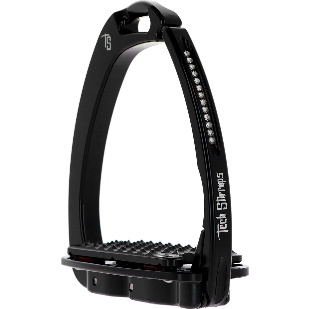 Tech Stirrups Stirrups Venice Plus Swarovski Dressage Black/Black
