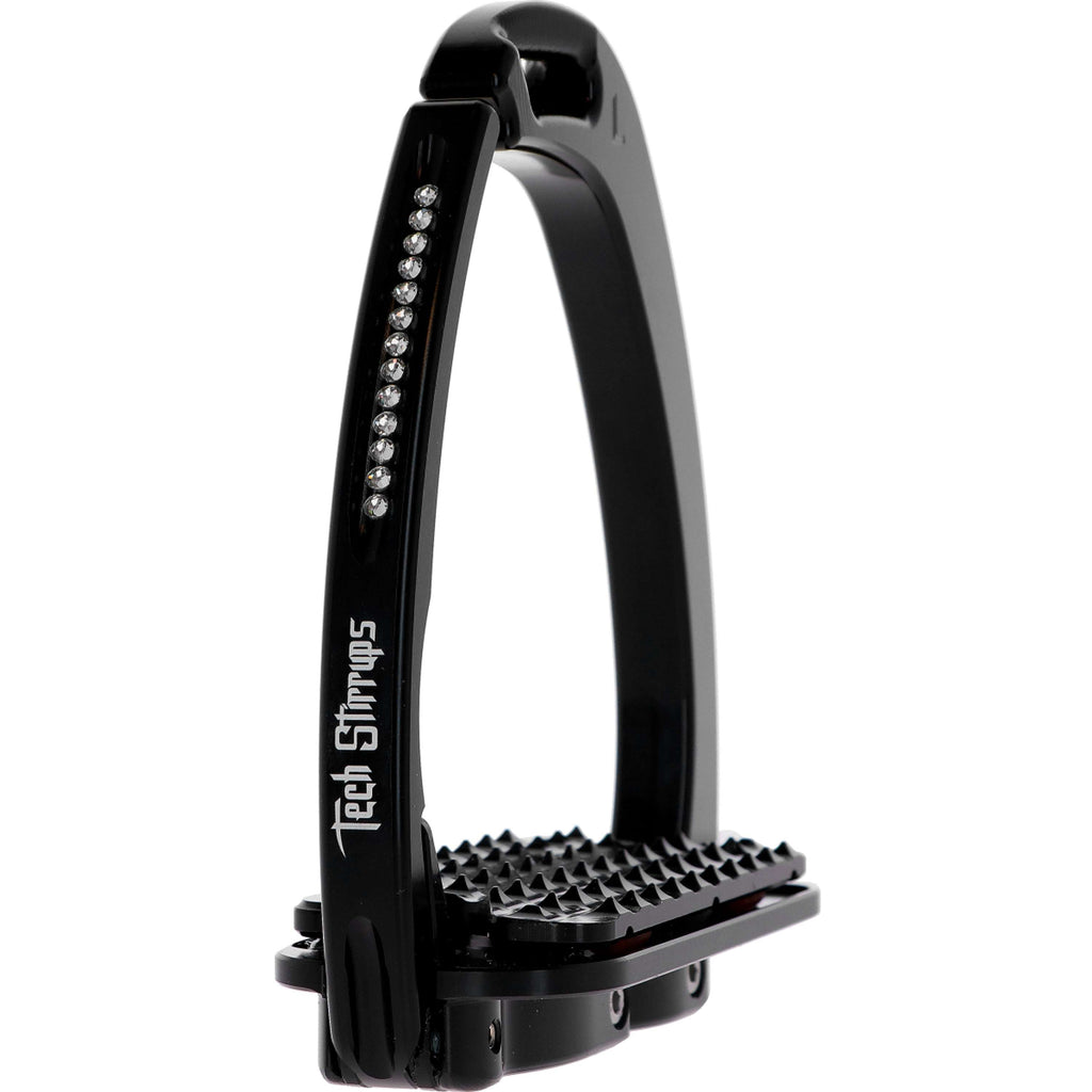 Tech Stirrups Stirrups Venice Plus Swarovski Dressage Black/Black