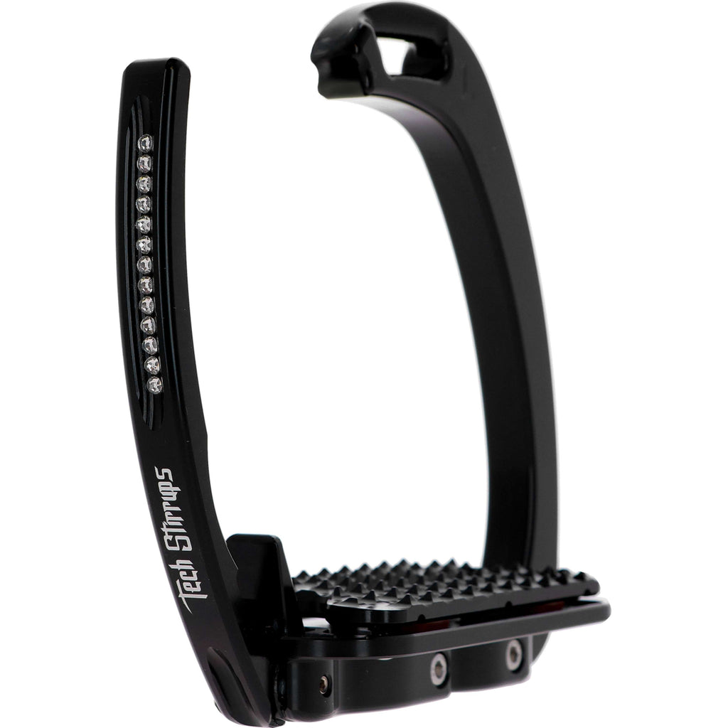 Tech Stirrups Stirrups Venice Plus Swarovski Dressage Black/Black