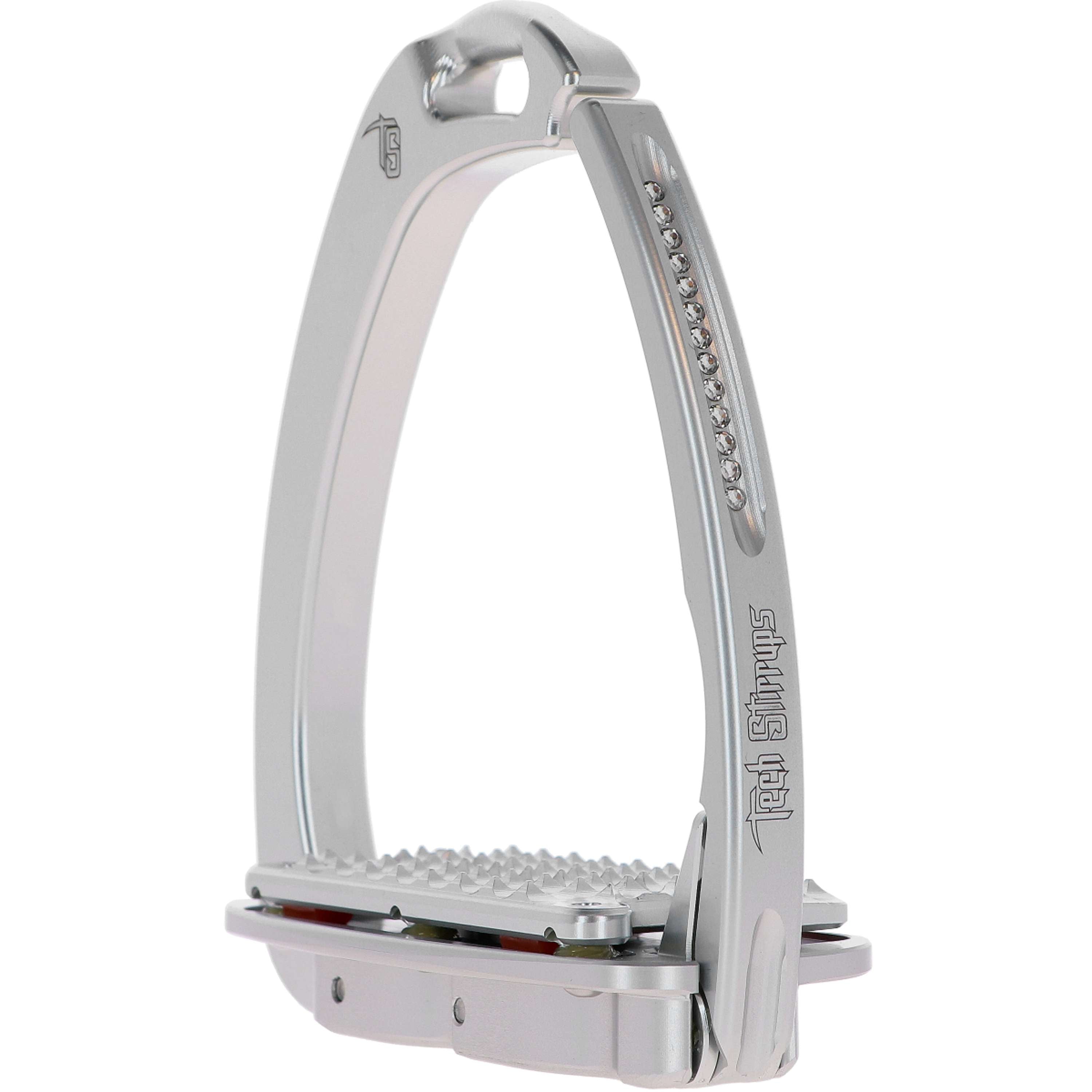 Tech Stirrups Stirrups Venice Plus Swarovski Dressage Silver/Silver