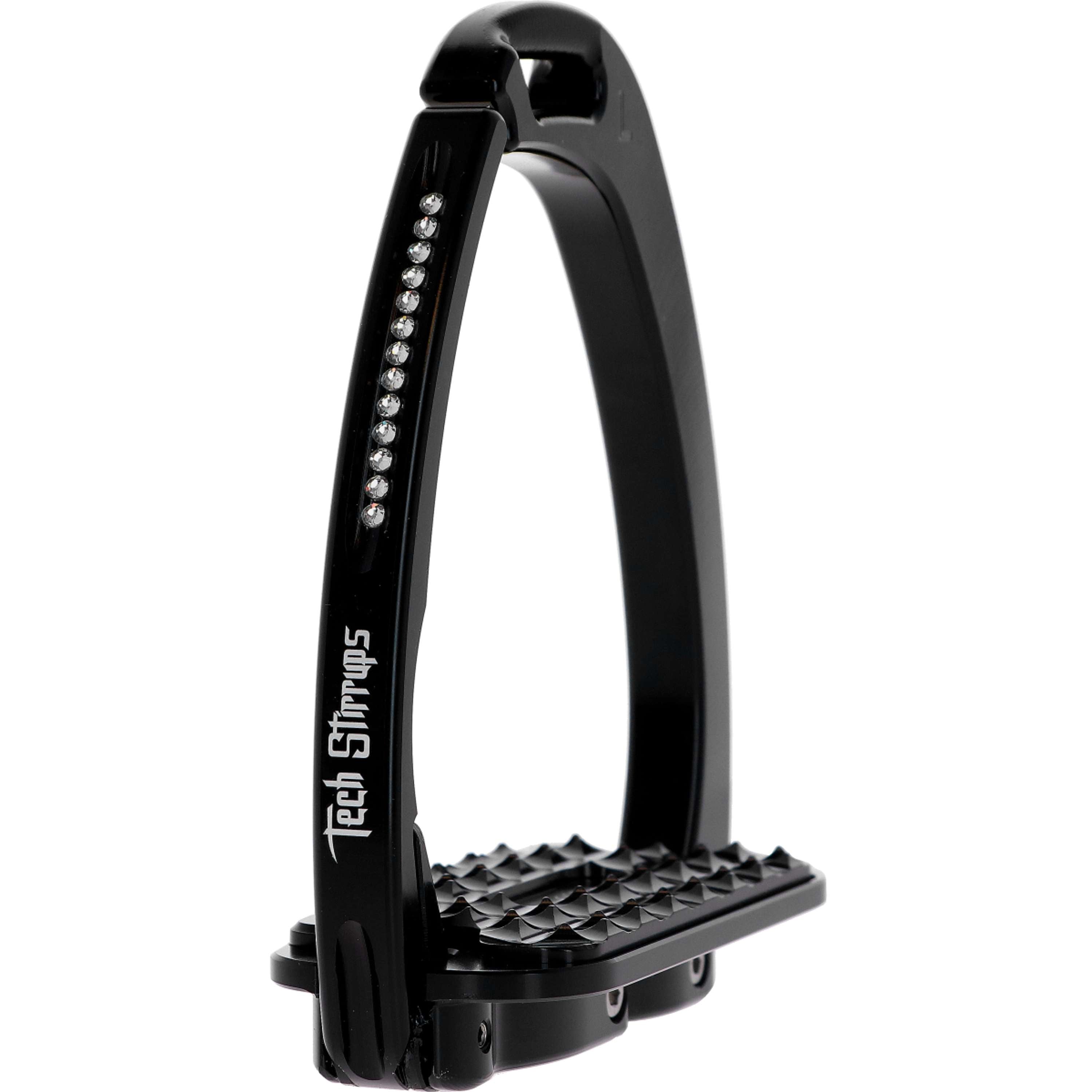 Tech Stirrups Stirrups Venice Sloped Evo Swarovski Black/Black