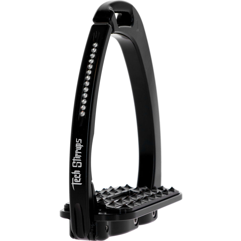 Tech Stirrups Stirrups Venice Sloped Evo Swarovski Black/Black