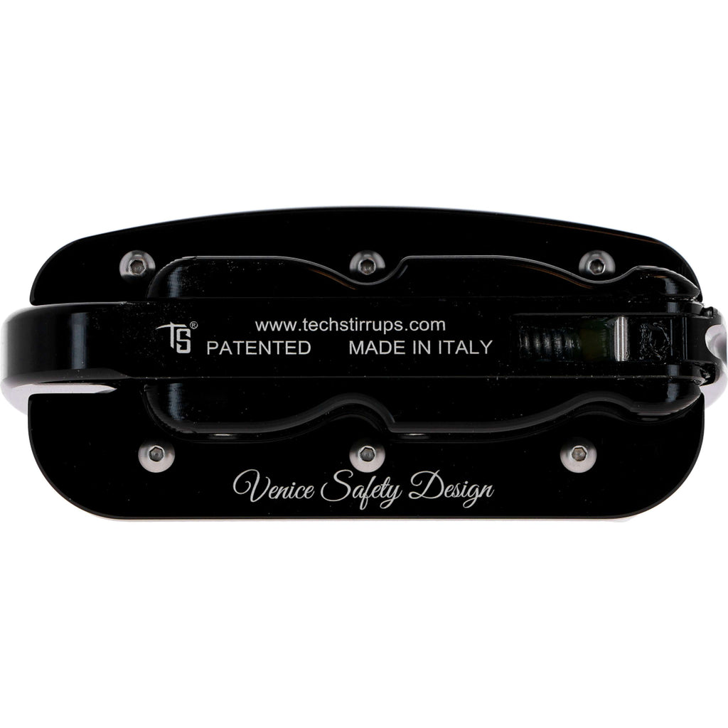 Tech Stirrups Stirrups Venice Sloped Evo Swarovski Black/Black