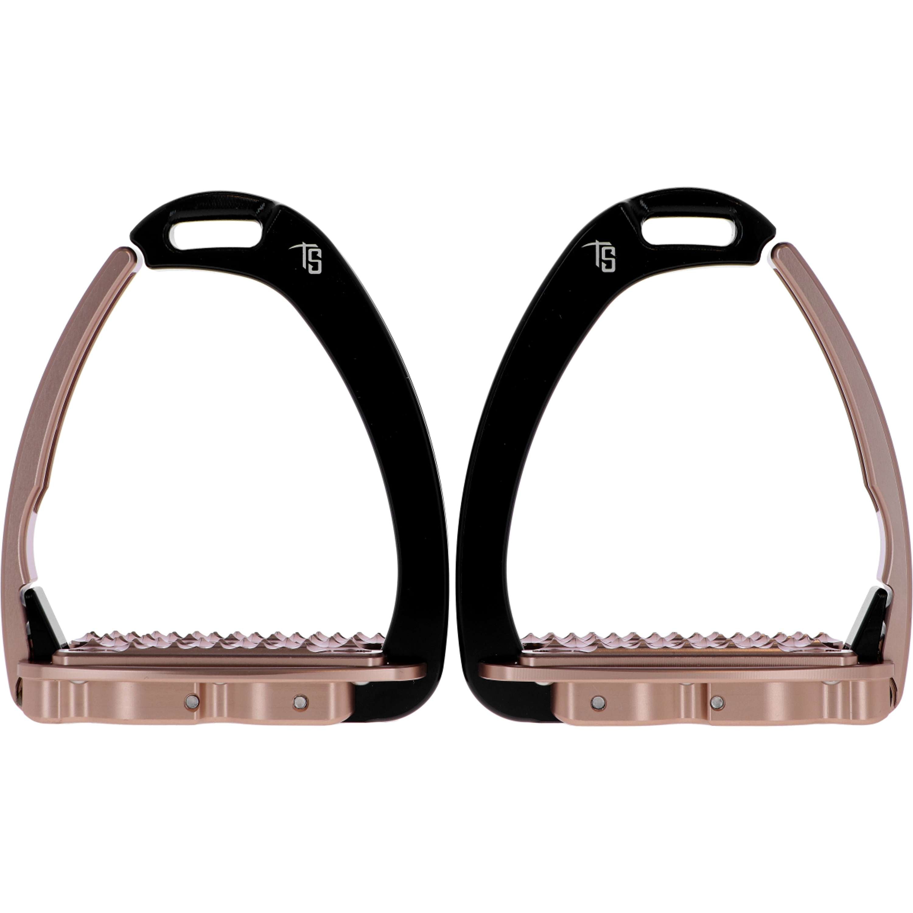 Tech Stirrups Stirrups Venice Sloped Evo Swarovski Black/Rosegold