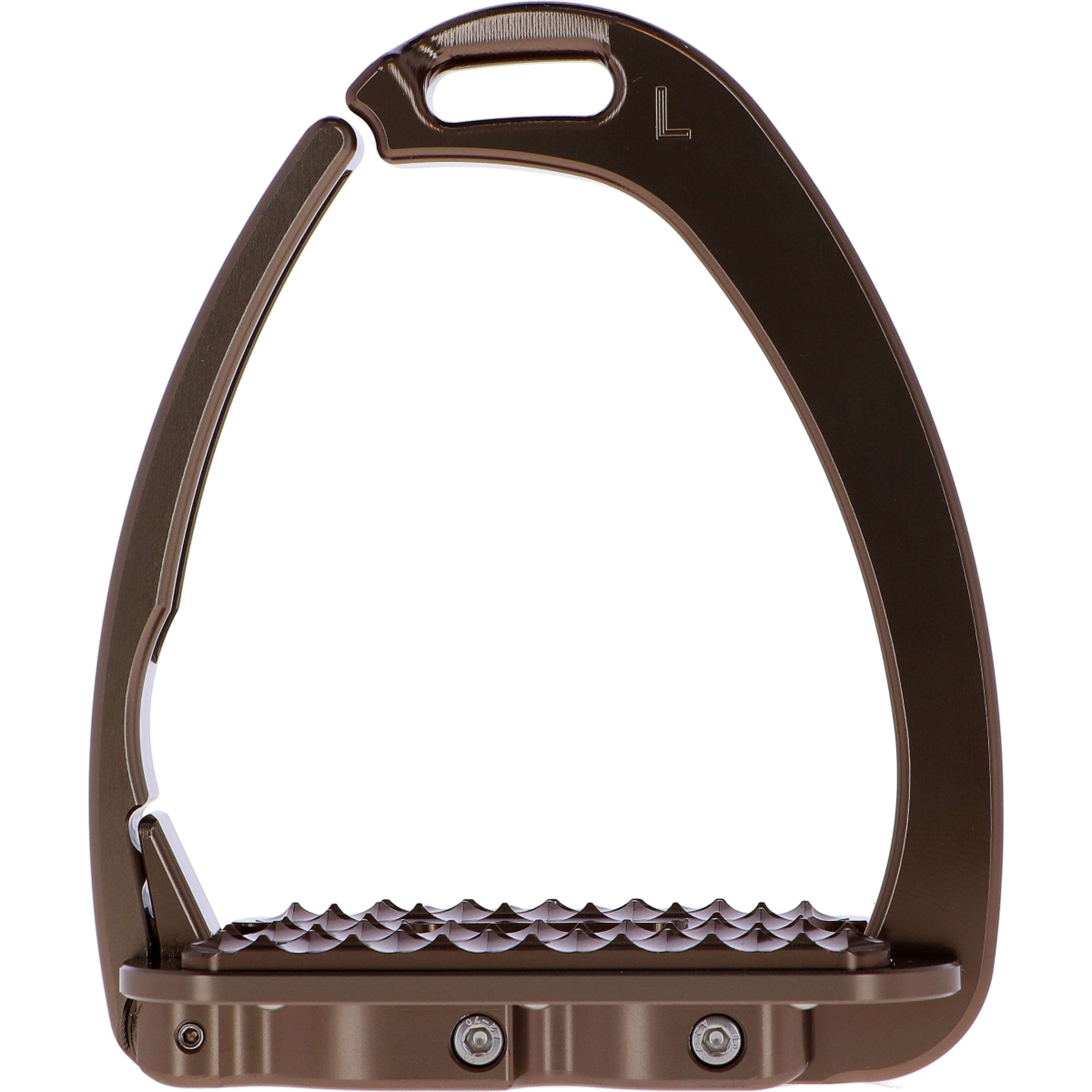 Tech Stirrups Stirrups Venice Sloped Evo Swarovski Brown